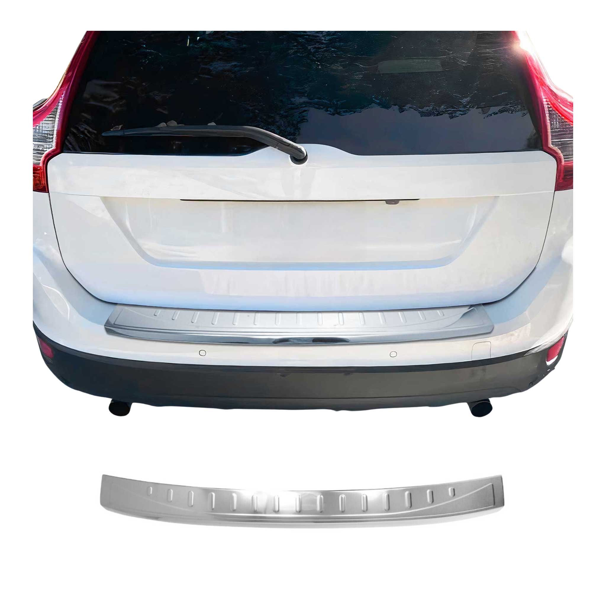 2010-2017 Volvo XC60 Rear Bumper Guard Stainless Steel Glossy
