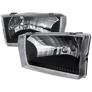 1999-2004 Ford F-250/350/450/550/Excursion Factory Headlights Matt Black