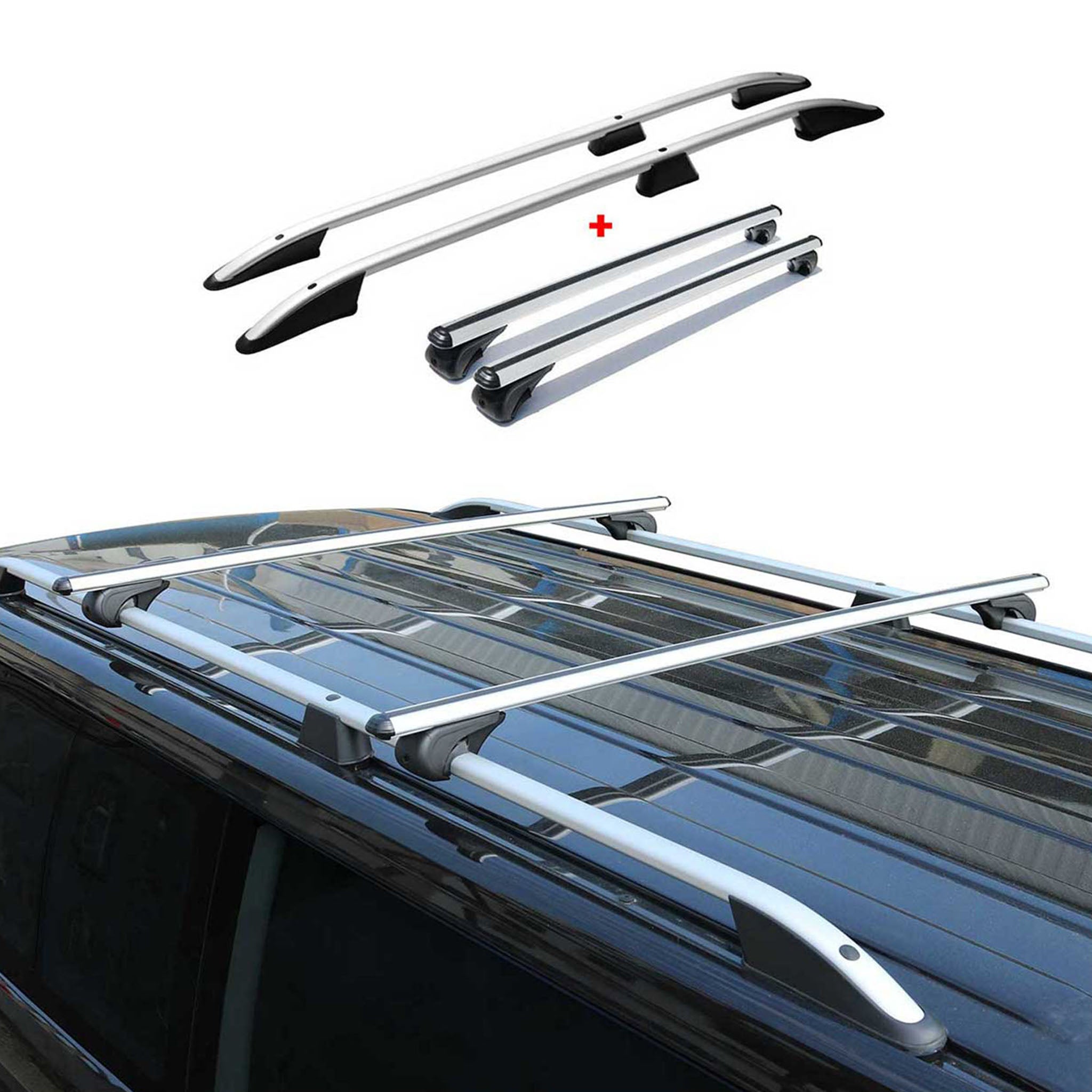 2015-2022 RAM ProMaster City Roof Racks & Roof Rack Rails Silver