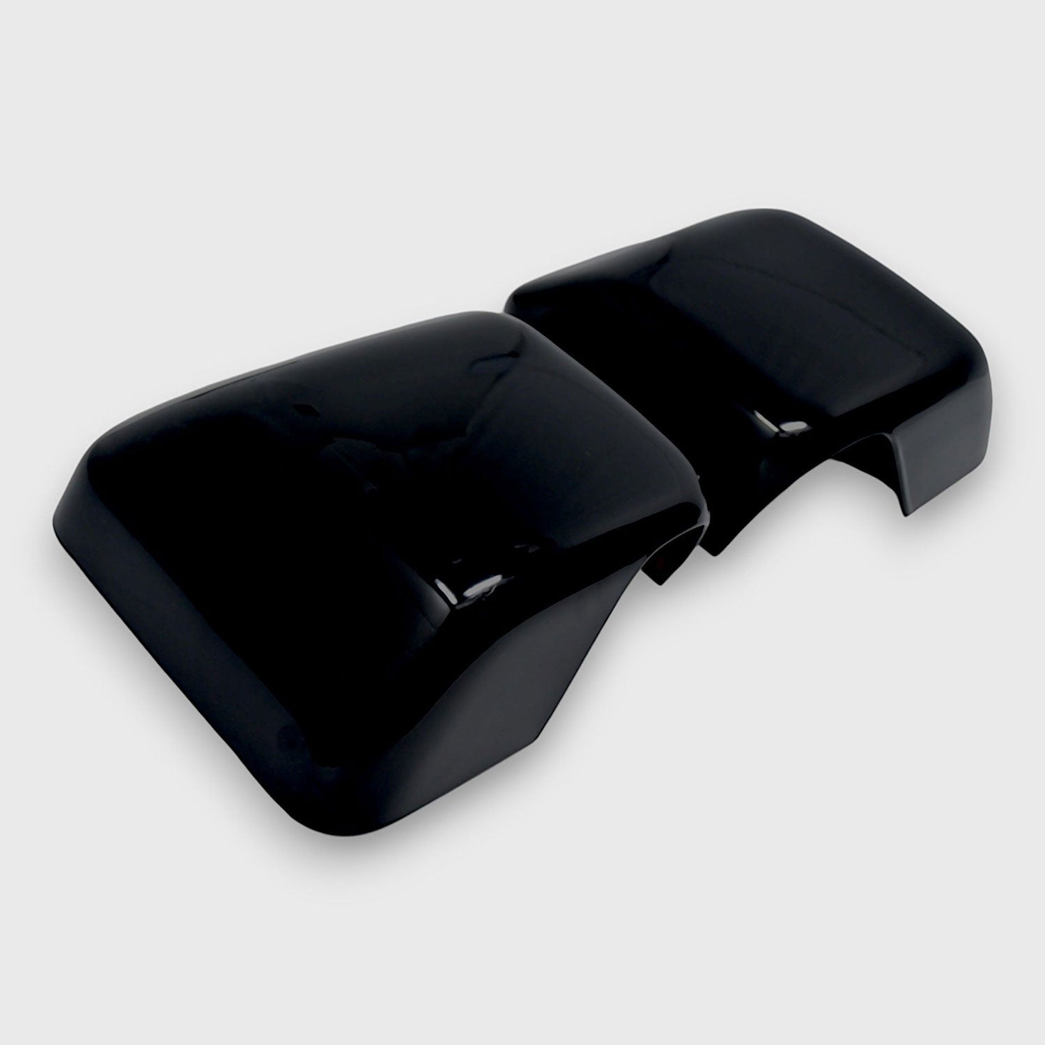 2020-2025 Jeep Gladiator Mirror Cover Caps Gloss Black 2Pcs ABS Plastic