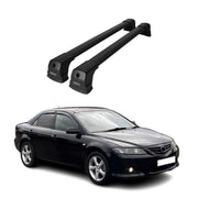 2003-2008 Mazda 6 Roof Rack Cross Bars Black