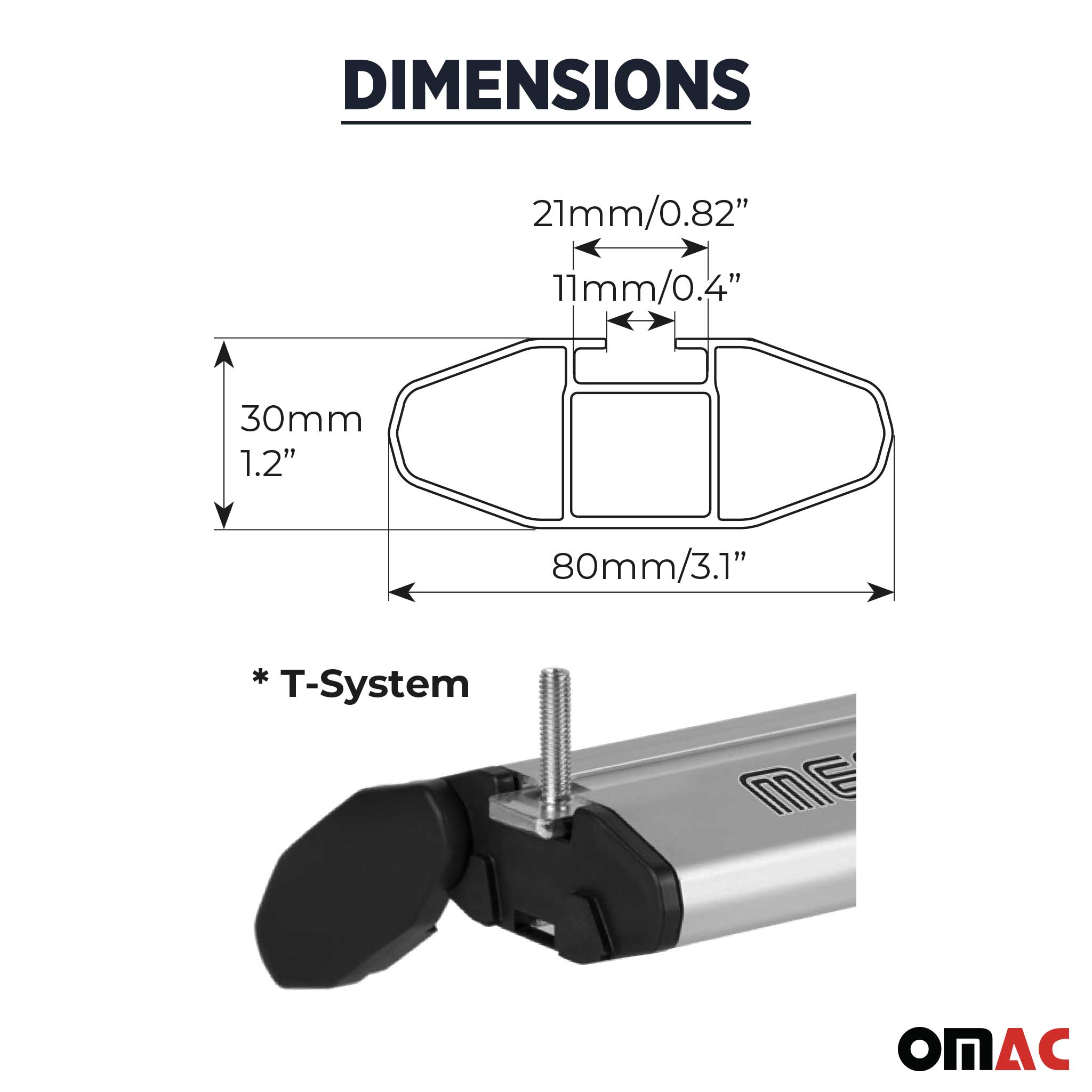 2014-2021 BMW 2 Series F46 Gran Tourer Roof Rack Cross Bars Silver
