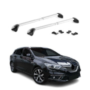 Roof Rack Luggage Carrier for Mercedes GLA Class H247 2021-2025 Alu Grey 2x