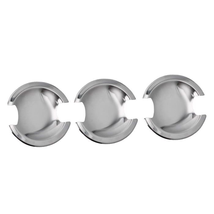 Car Door Handle Bowl Cover Protector for VW T6 Transporter 2015-2021 Steel 3 Pcs