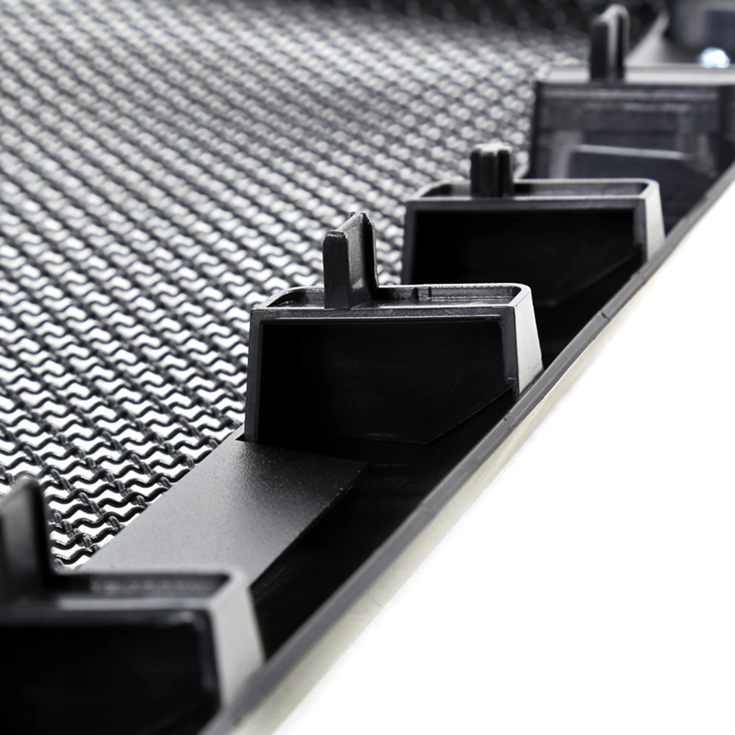 2007-2018 Jeep Wrangler Matte Black ABS Mesh Grille