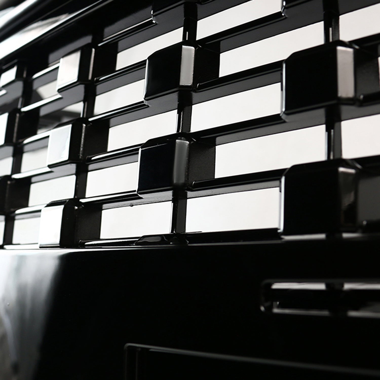 2015-2018 GMC Canyon Glossy Black ABS Front Hood Grille