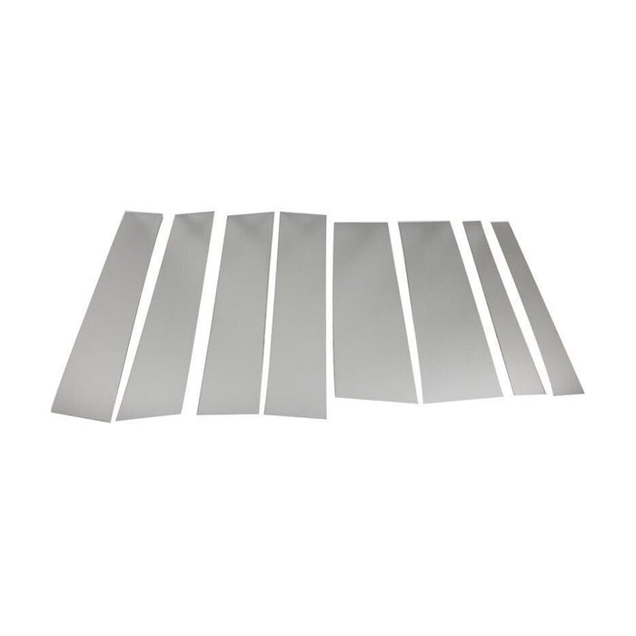 Window B Pillar Posts Door Trim for RAM ProMaster City 2015-2022 Steel Silver 8x
