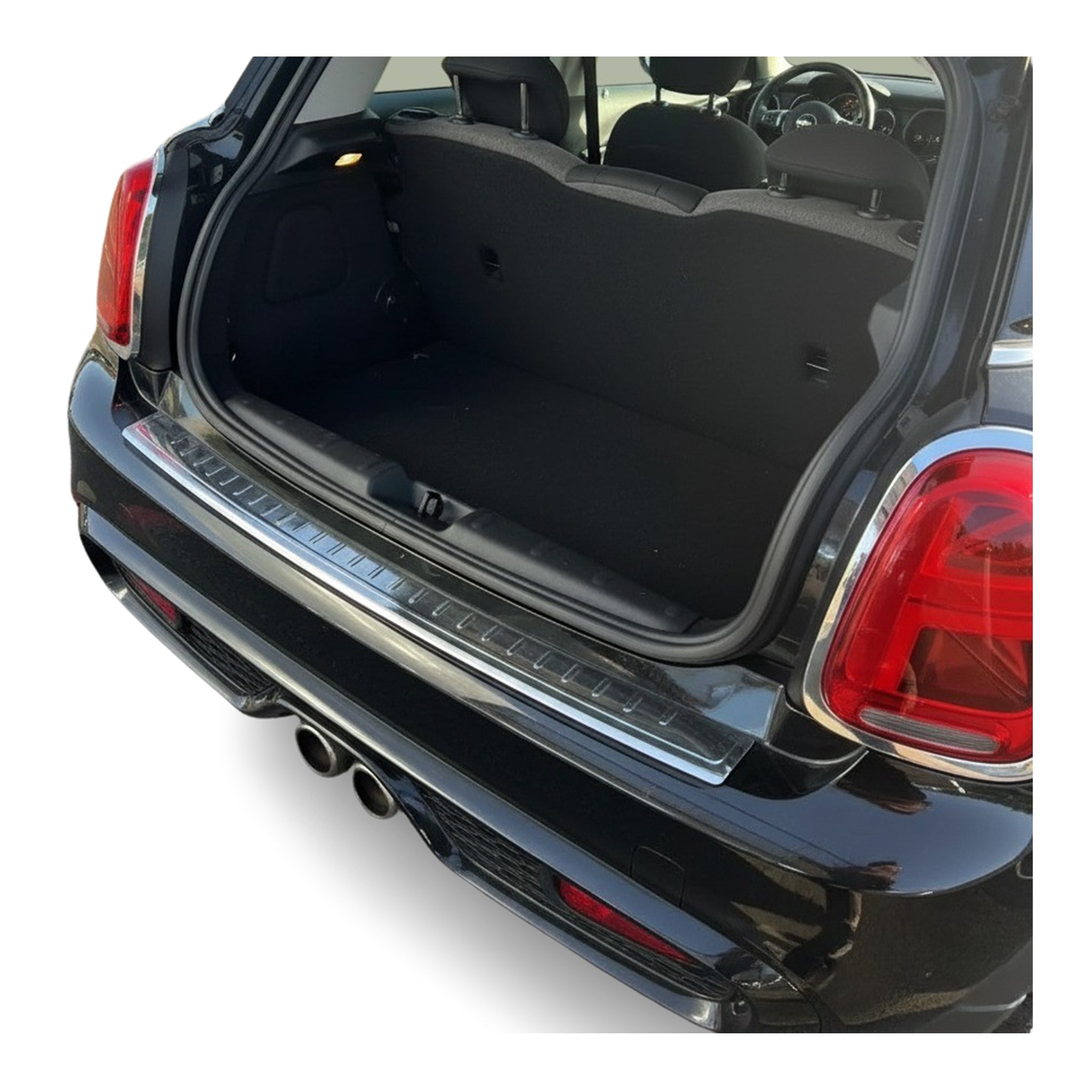 2015-2023 Mini Cooper Rear Bumper Guard Stainless Steel Glossy