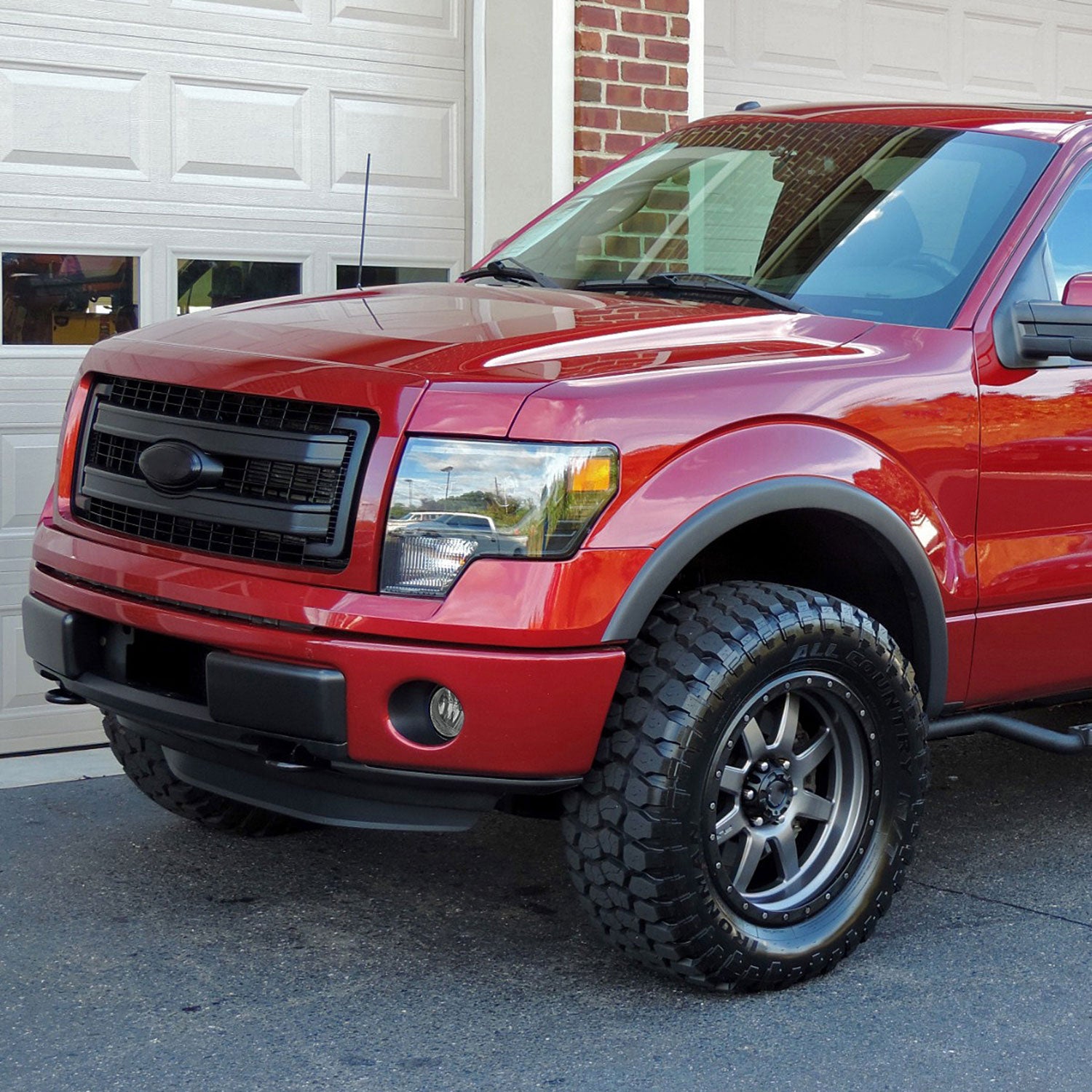 2011-2014 Ford F-150 Fog Light Bezels Chrome Housing/Smoke Lens