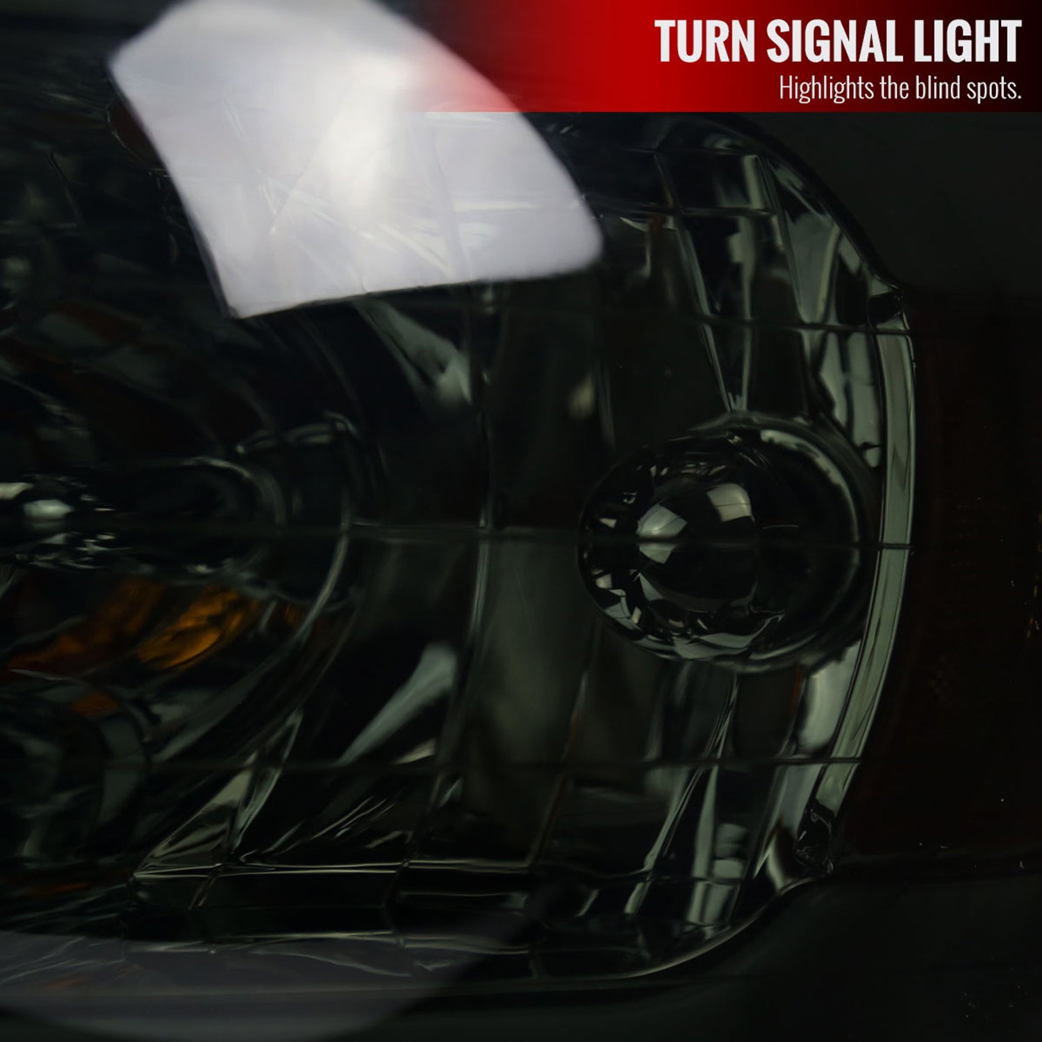 2002-2005 Dodge RAM 1500 /RAM 2500/3500 LED Tube Factory Headlights Smoked