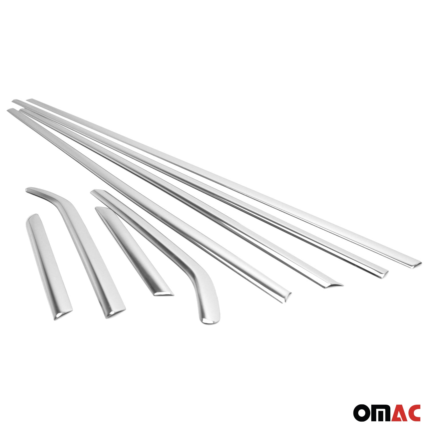 2012-2018 Ford Focus Sedan Window Molding Trim Streamer Stainless Steel