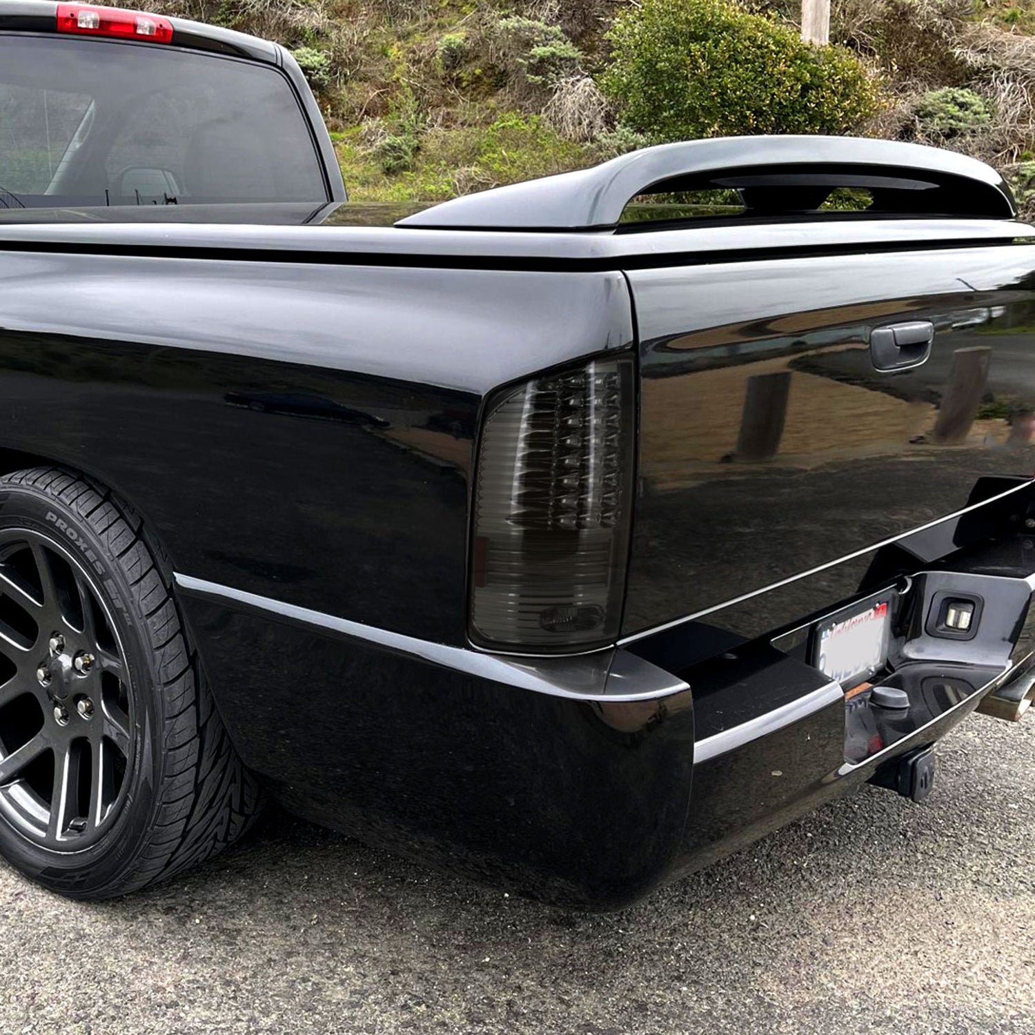 2002-2006 Dodge RAM V2 LED Tail Lights Chrome Housing/Smoke Lens