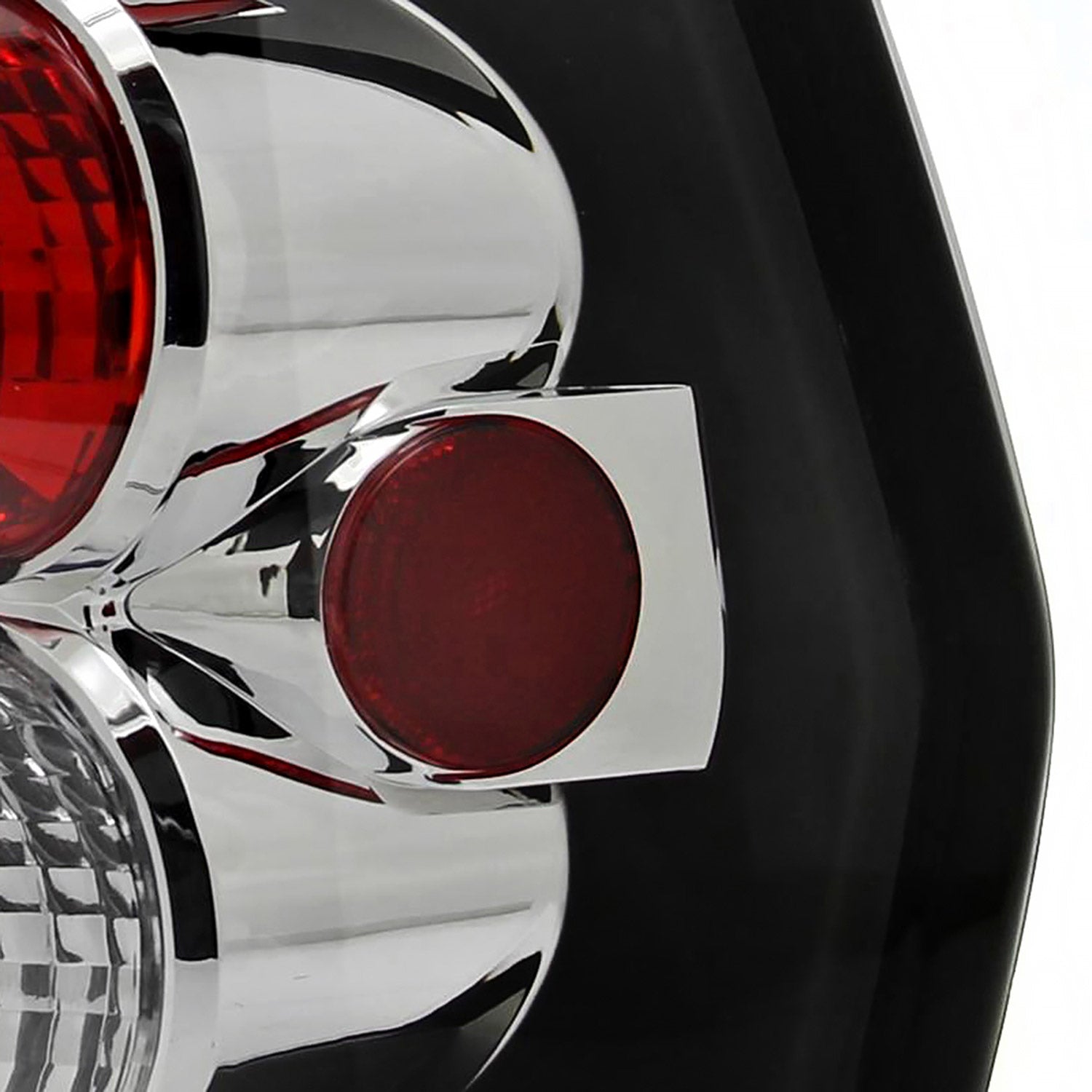 2002-2009 Chevrolet Trailblazer Tail Lights Matte Black Housing/Clear Lens