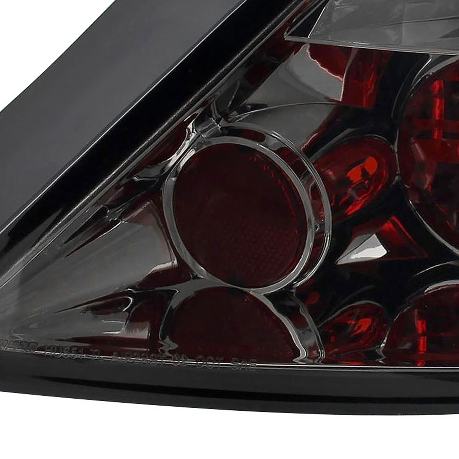 2006-2011 Honda Civic Coupe Tail Lights Chrome Housing/Smoke Lens