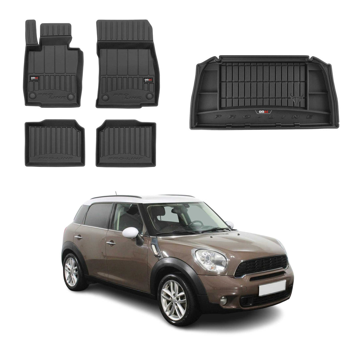 OMAC Floor Mats & Cargo Liners for Mini Countryman R60 2011-2016