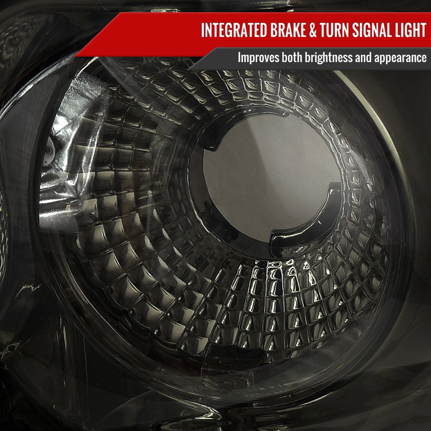 1994-2002 Dodge RAM Tail Lights Chrome Housing/Smoke Lens