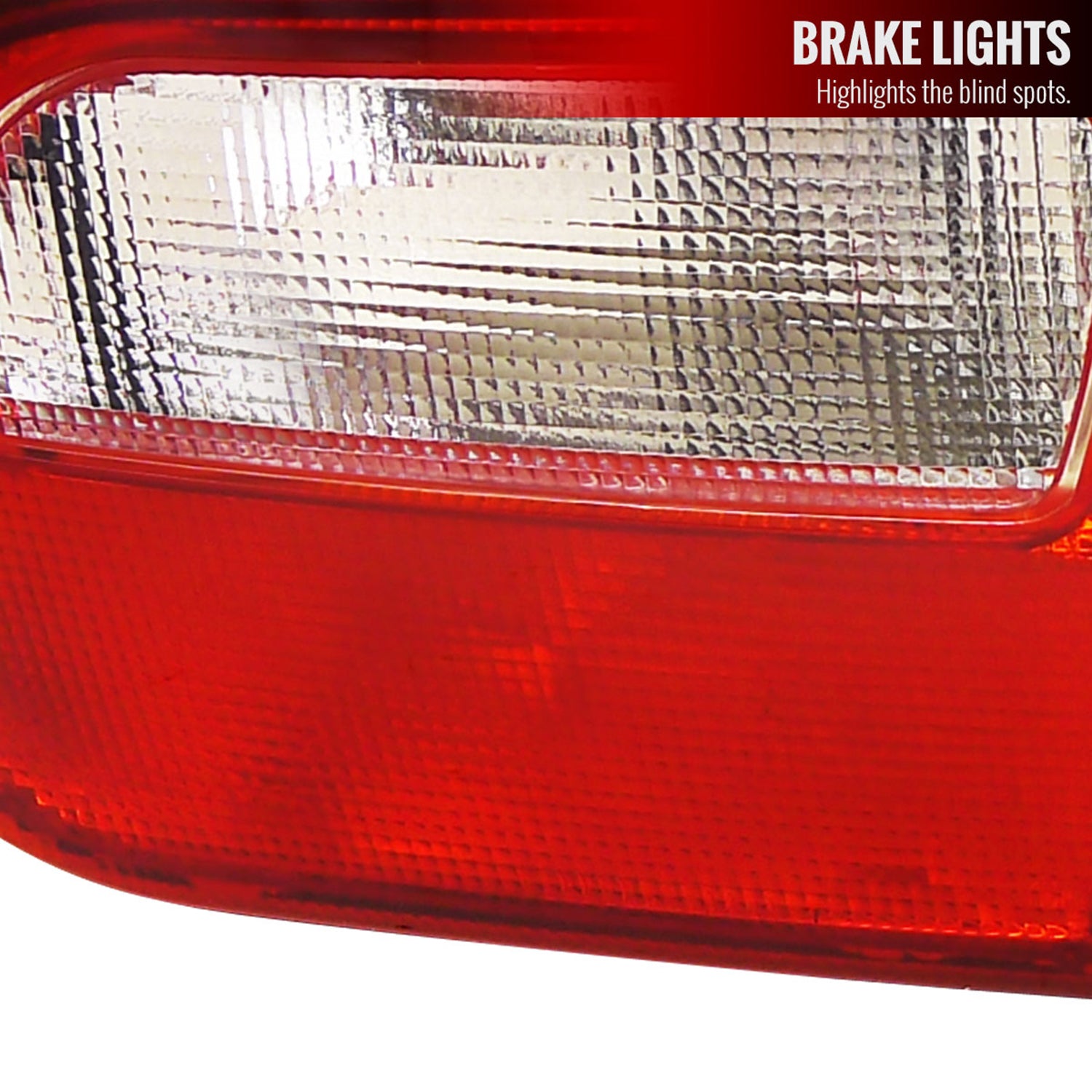 1992-1995 Honda Civic 3DR Hatchback Tail Lights Chrome/Red Clear Lens