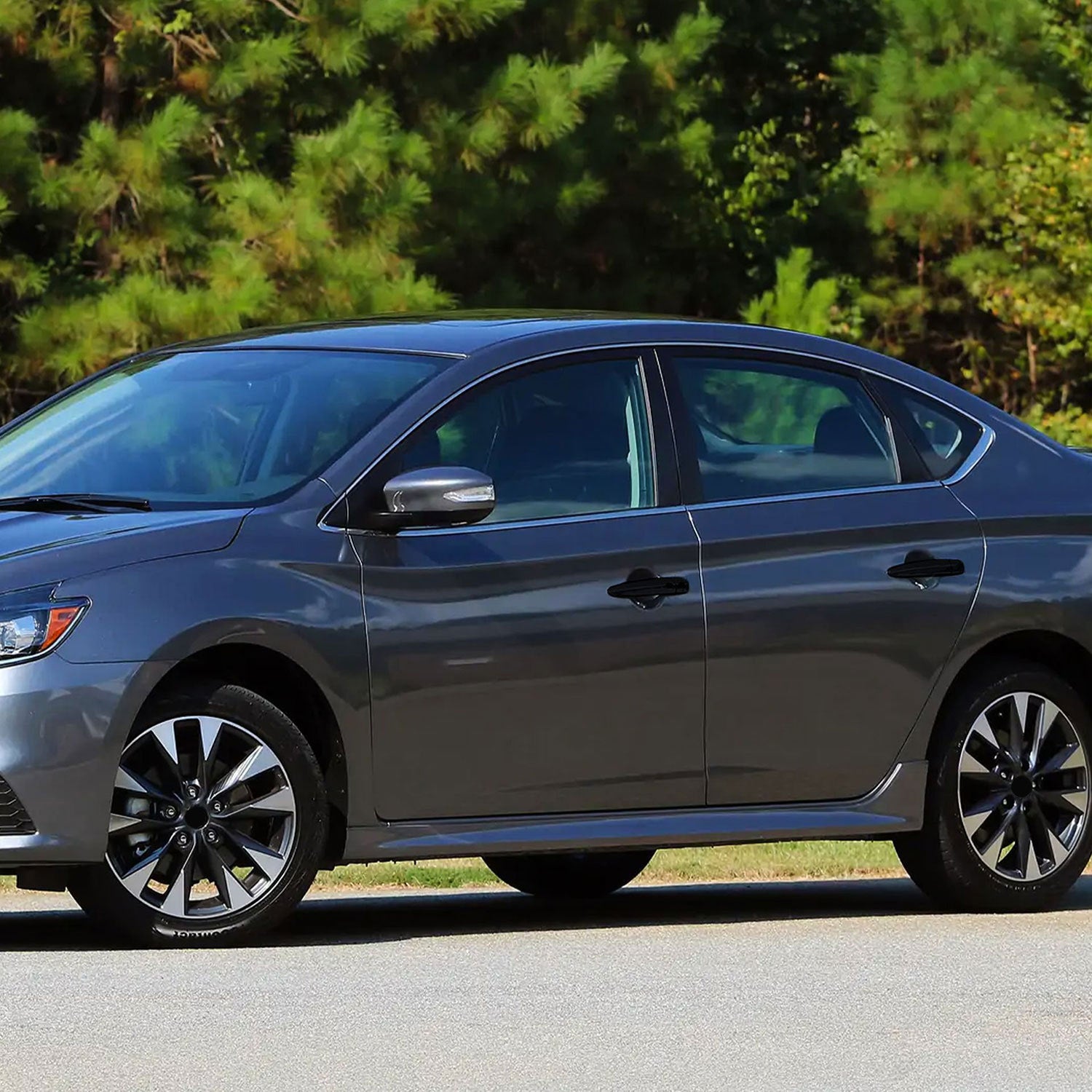 2013-2019 Nissan Sentra Door Handle Cover  4DR ABS Plastic Gloss Black 10 Pcs