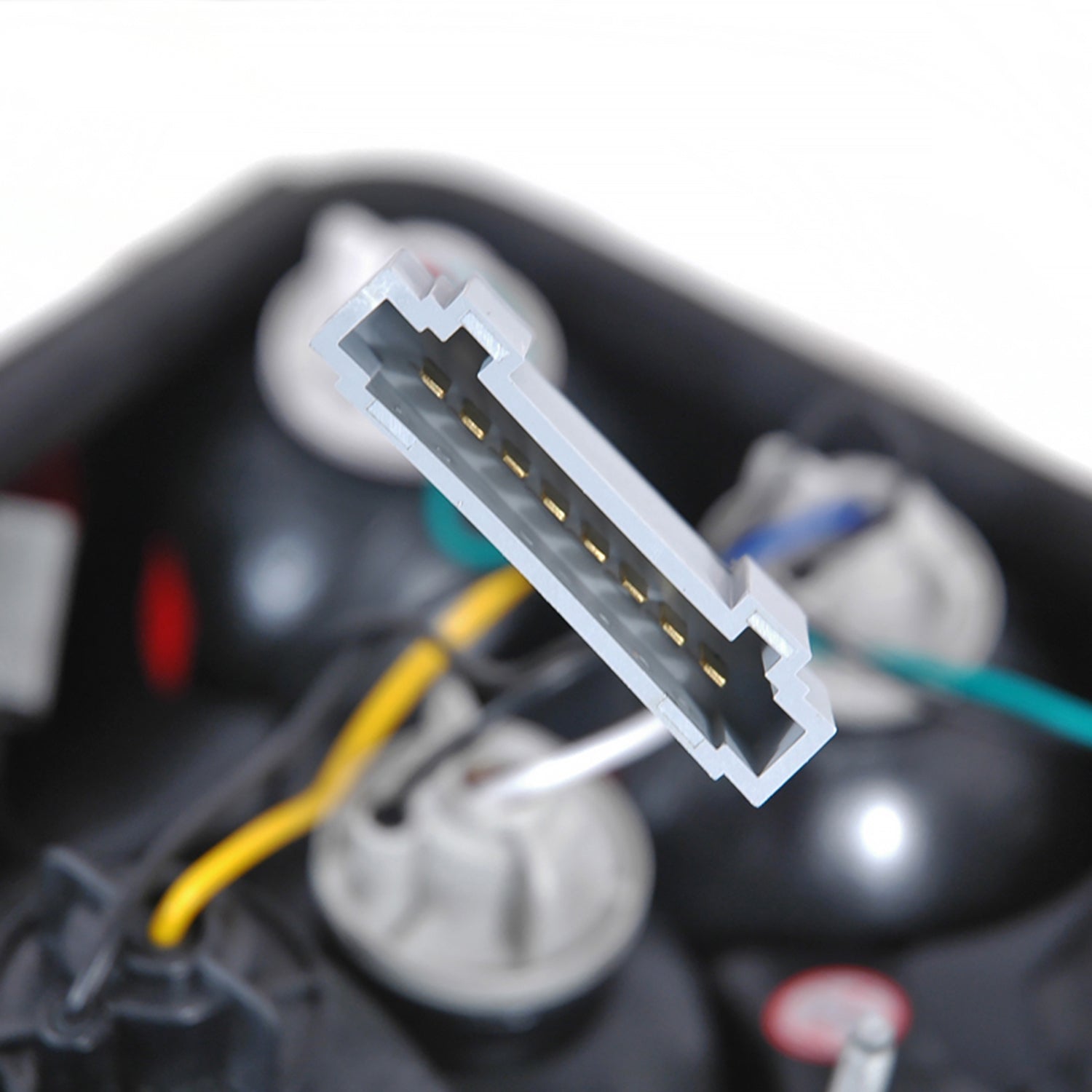 1993-1998 VW Golf Mk3 Tail Lights Matte Black Housing/Clear Lens