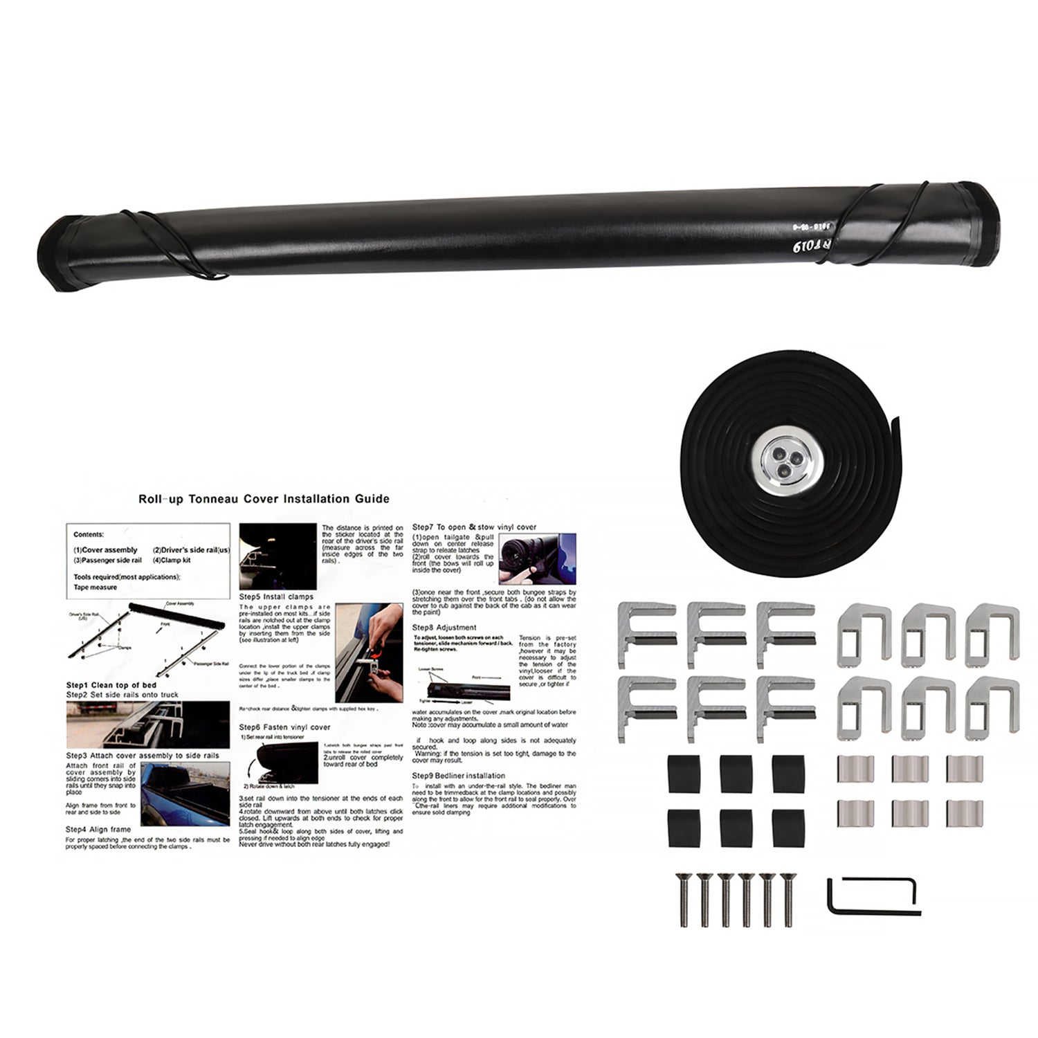 2004-2012 Chevy Colorado/Canyon/I-Series 60" Short Roll Up Vinyl Tonneau Cover