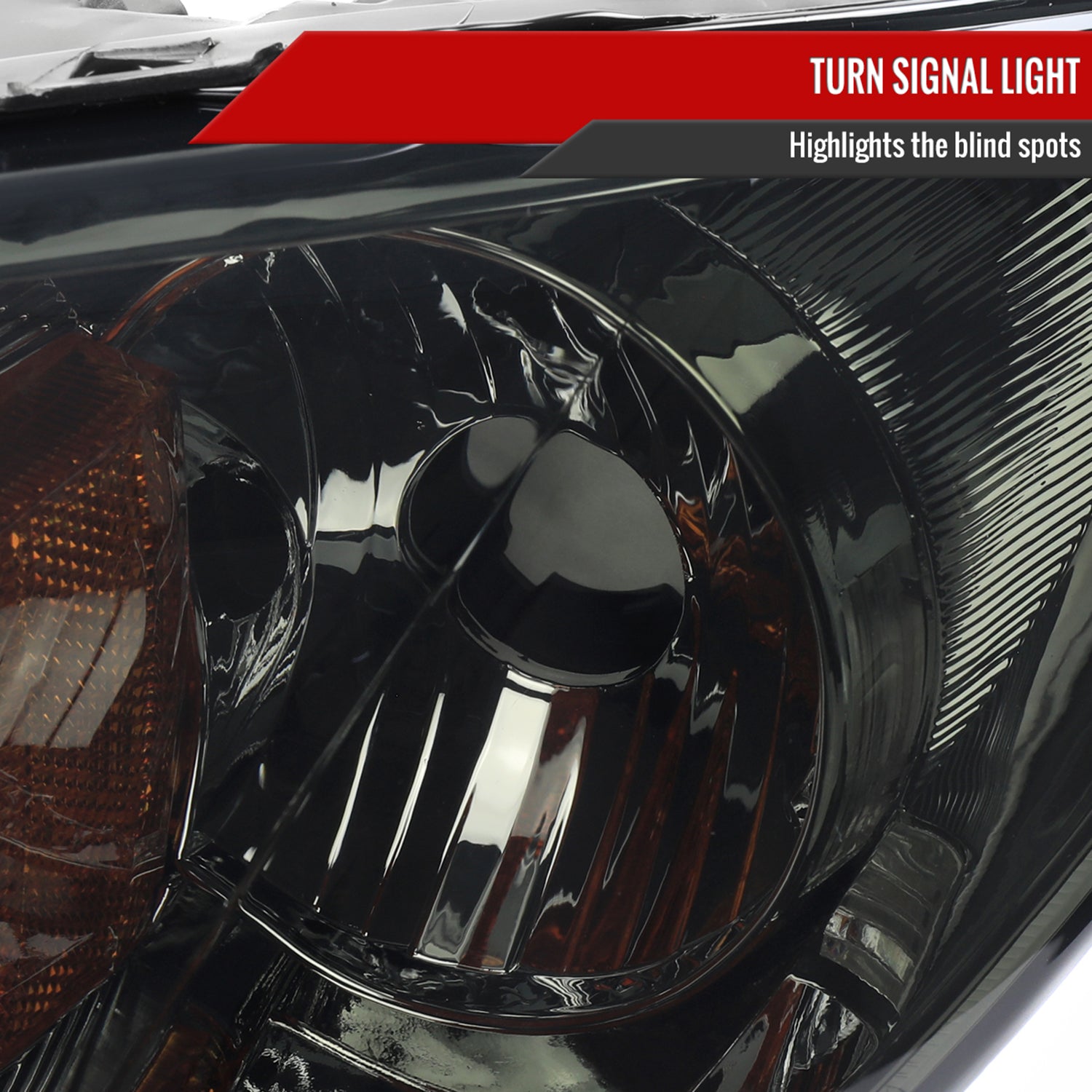 2004-2009 Mazda 3 Sedan Projector Style Headlights Chrome Housing/Smoke Lens