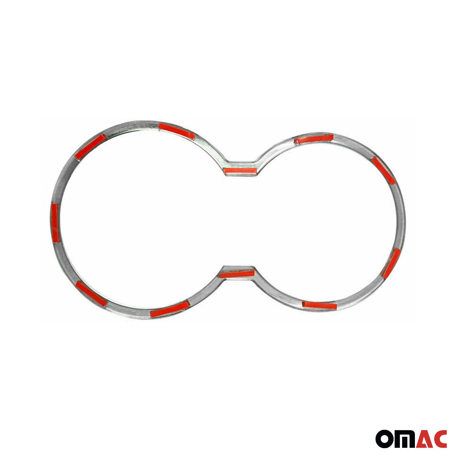 2010-2015 Hyundai Tucson Cup Holder Frame Inner Molding Trim Silver Stainless Steel