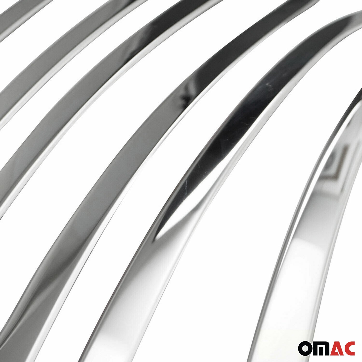 Front Bumper Grill Trim for Mercedes Sprinter W907 910 2019-2026 S.Steel 2Pcs