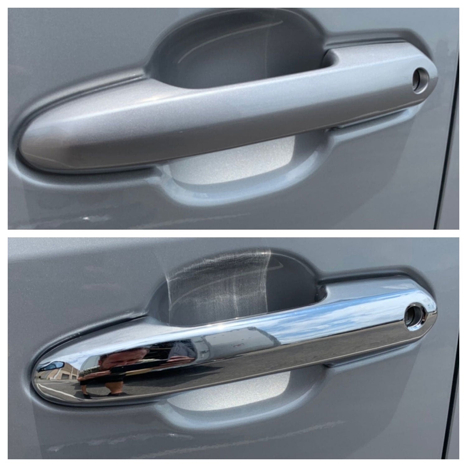 2019-2024 Toyota RAV4 Door Handle Cover Chrome 4Pcs ABS Plastic