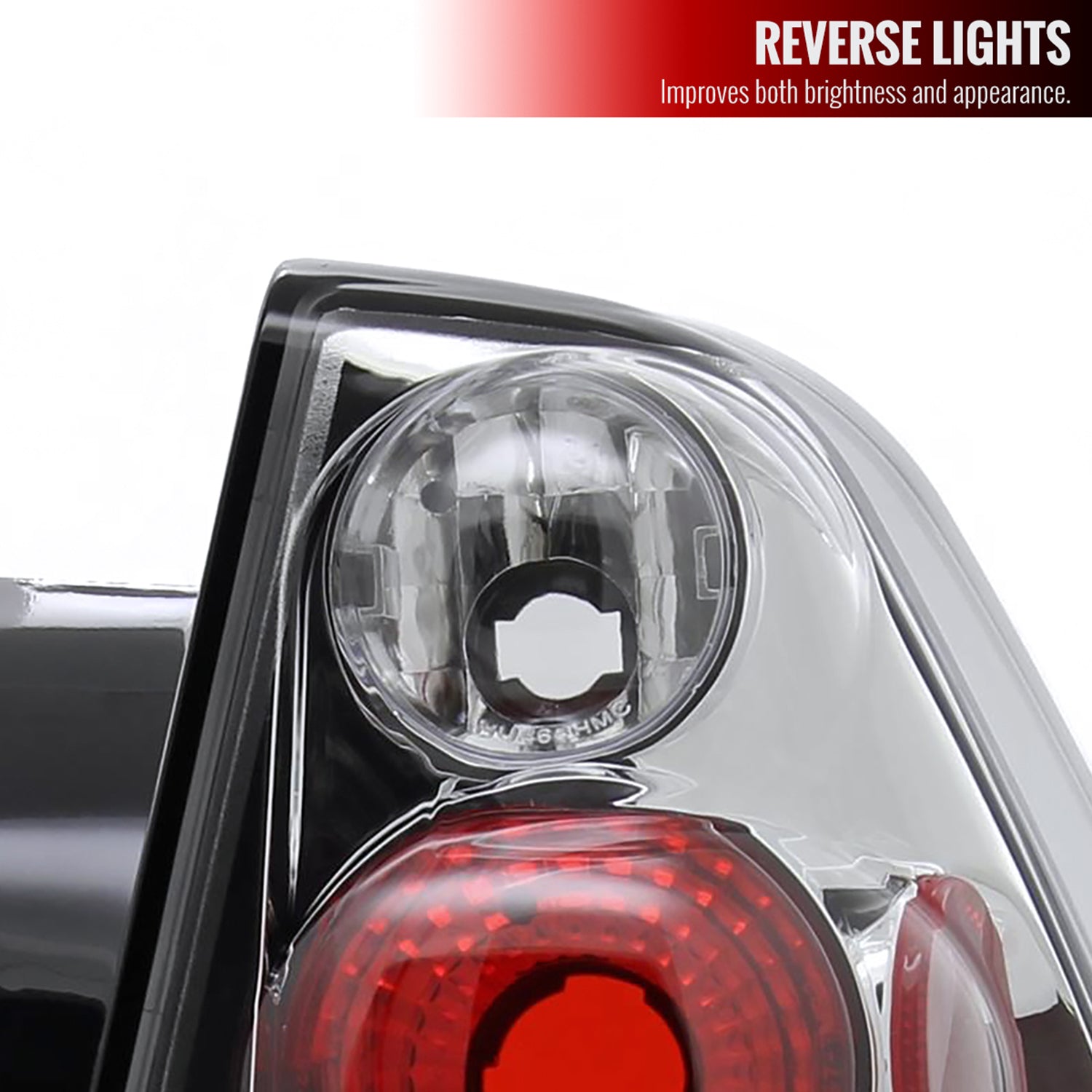 2004-2007 Chevrolet Malibu Tail Lights Chrome Housing/Clear Lens