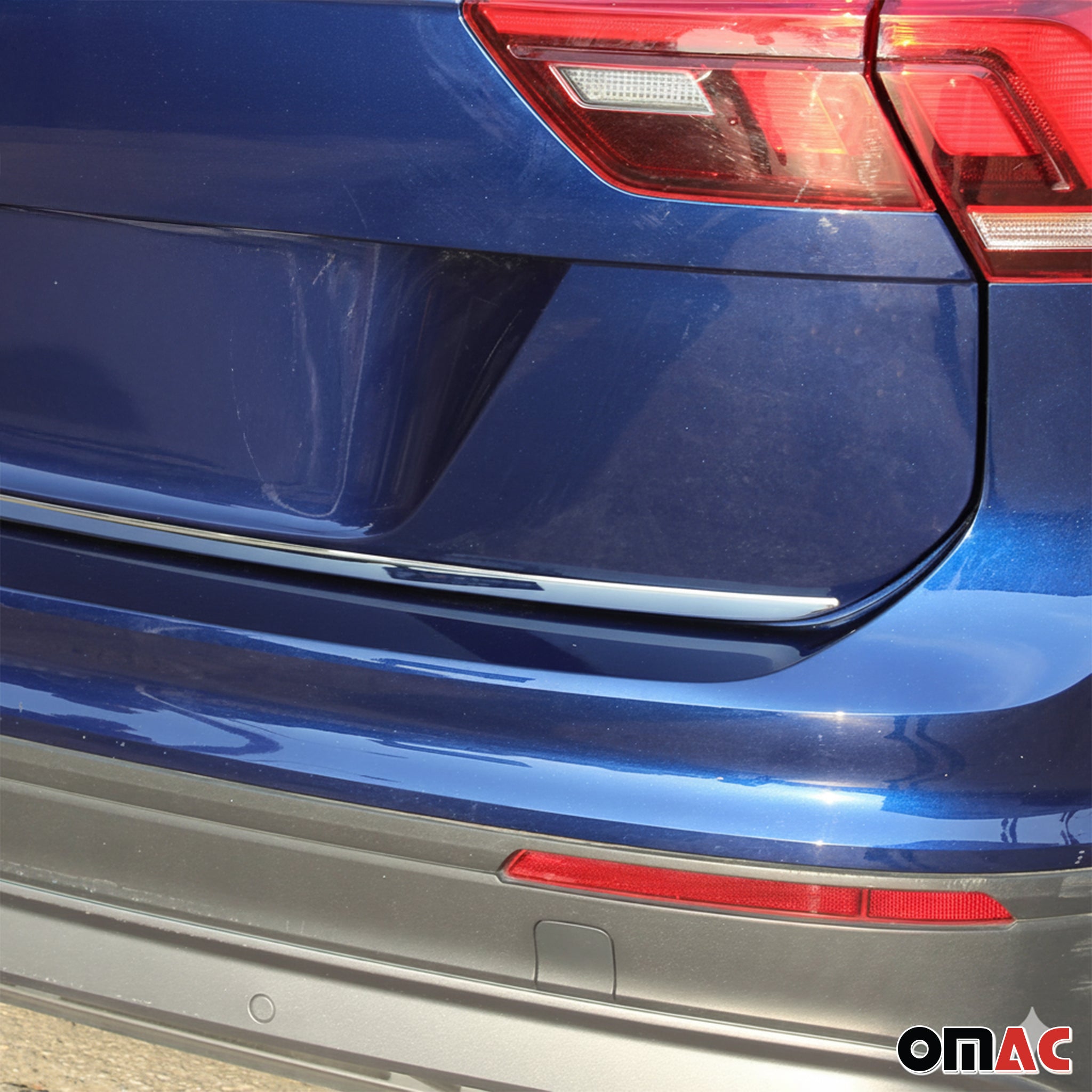 2018-2024 VW Tiguan Rear Trunk Molding Trim Stainless Steel Silver 1Pc