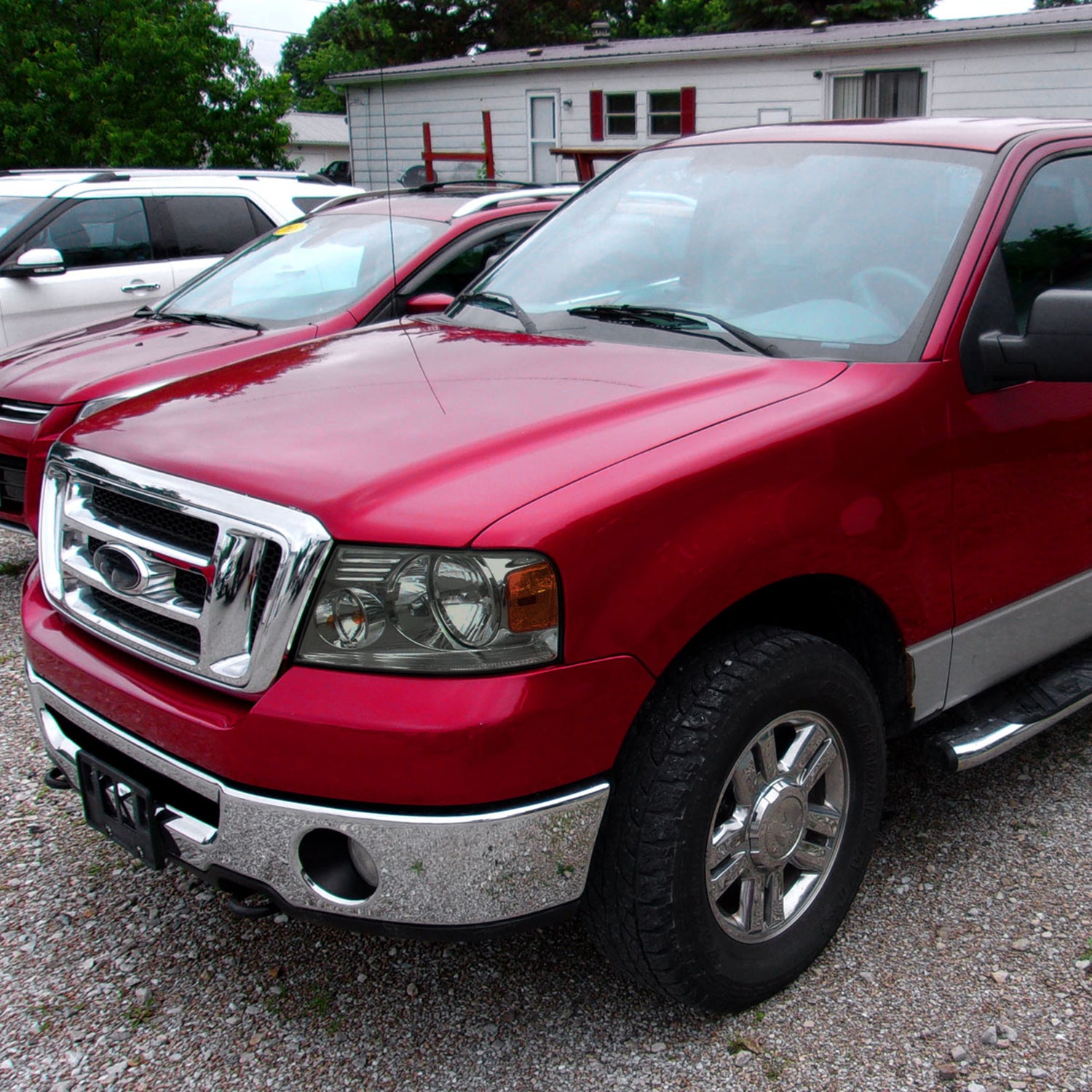 2004-2008 Ford F-150/2006-2008 Lincoln Mark LT Headlights Amber & Chrome Smoke
