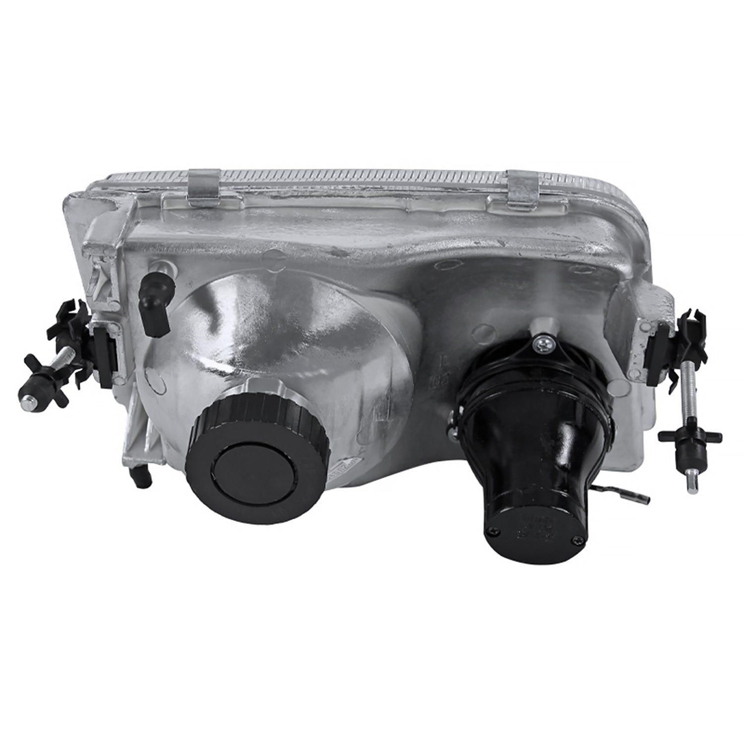 1993-1997 Ford Ranger Headlights Integrated H3 Projector Fog Light Chrome