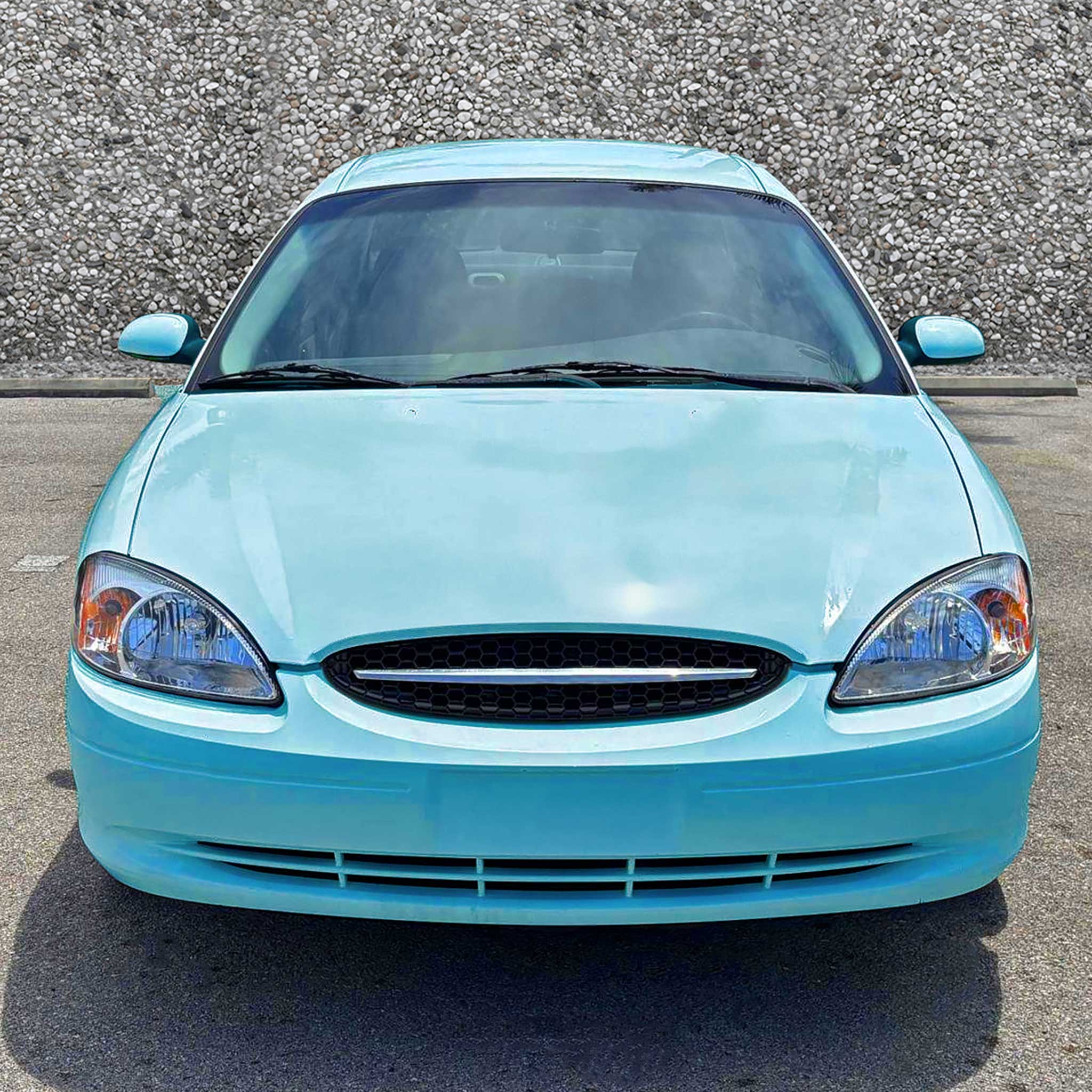 For Ford Tarus 2000-2007 Factory Style Headlights (Chrome Housing / Clear Lens)