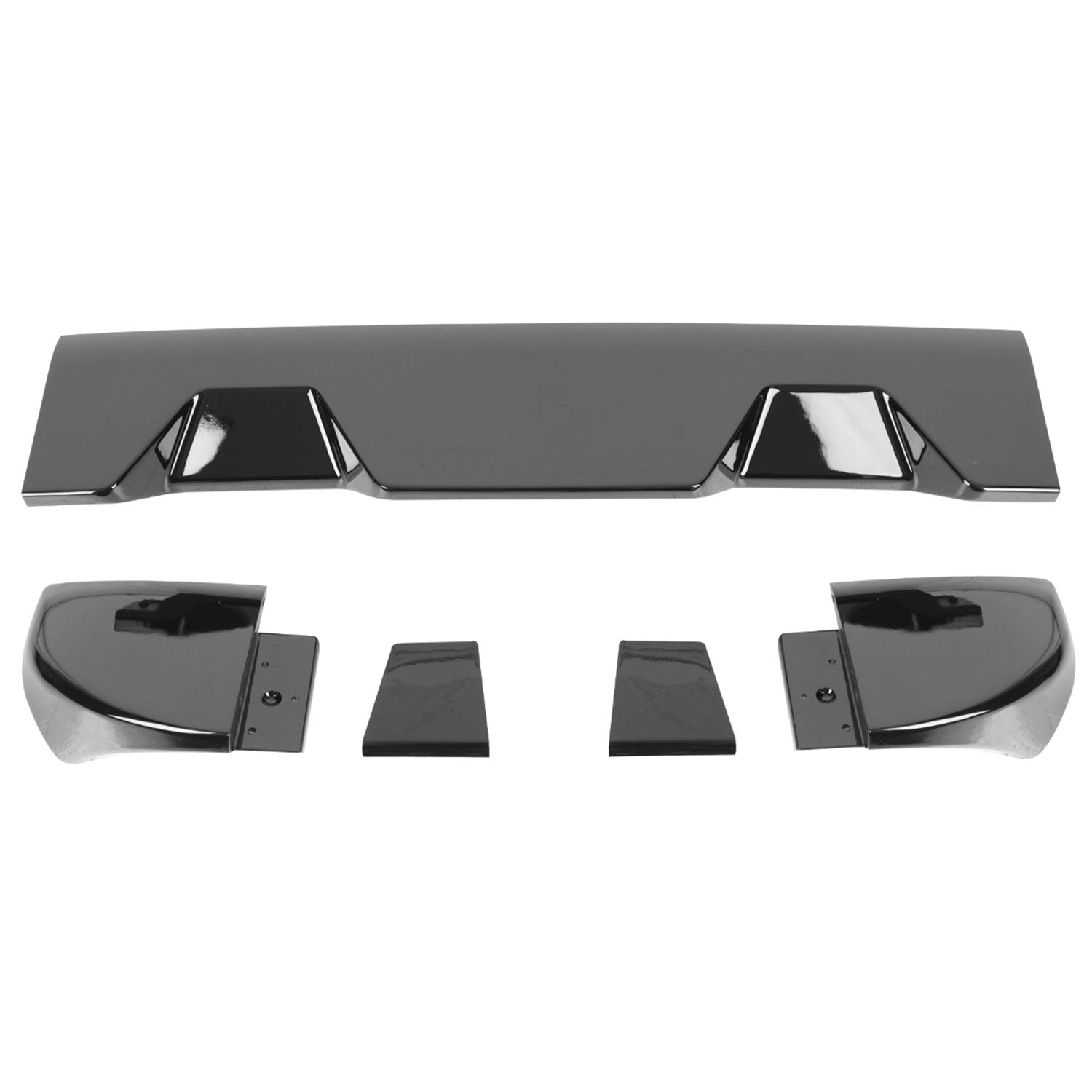 2011-2016 Ford F-250/F-350/F-450 Rear Roof Glossy Black Truck Spoiler Wing Kit