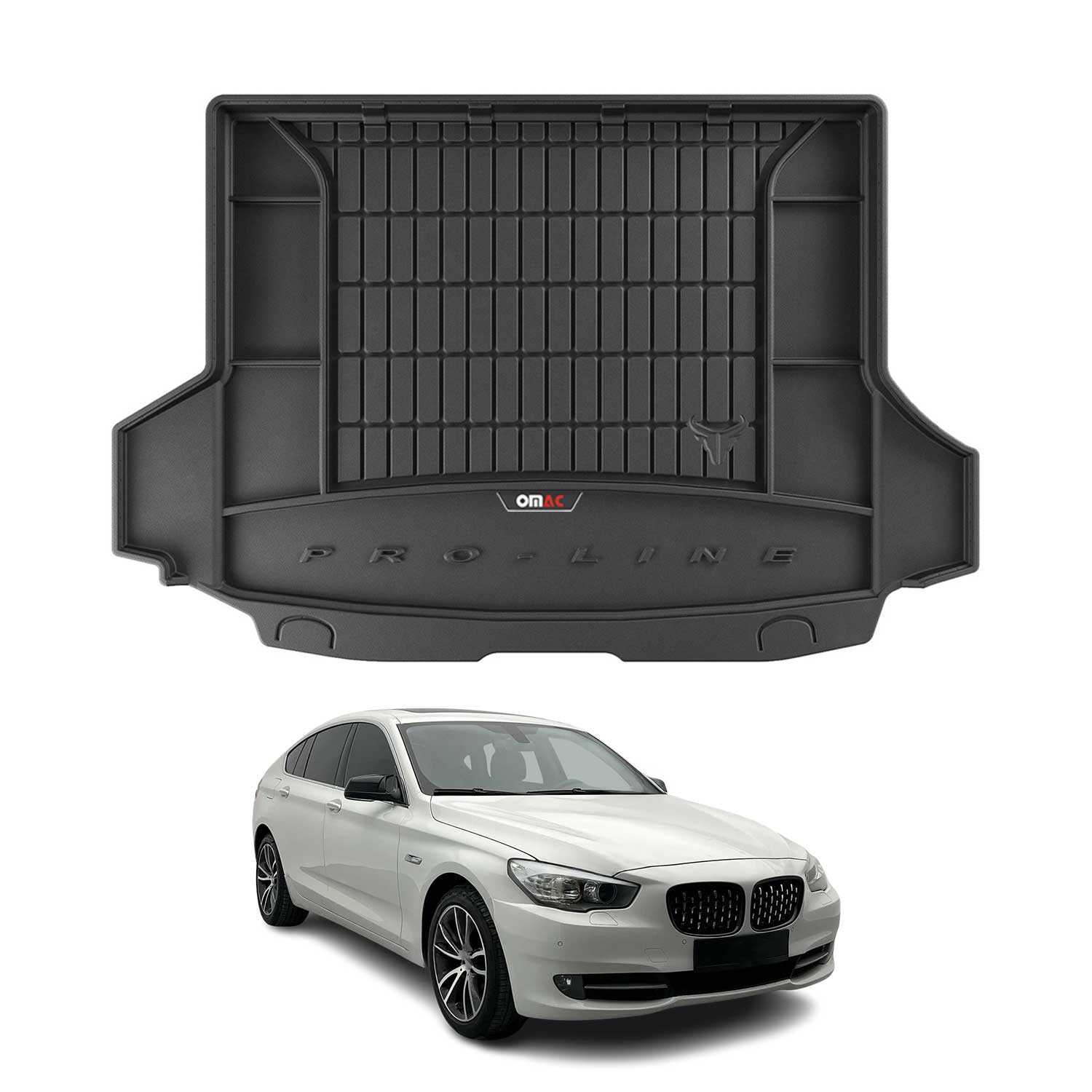 2010-2017 BMW 5 Series GT F07 Premium Cargo Liner Trunk Mat All Weather Heavy Duty Black