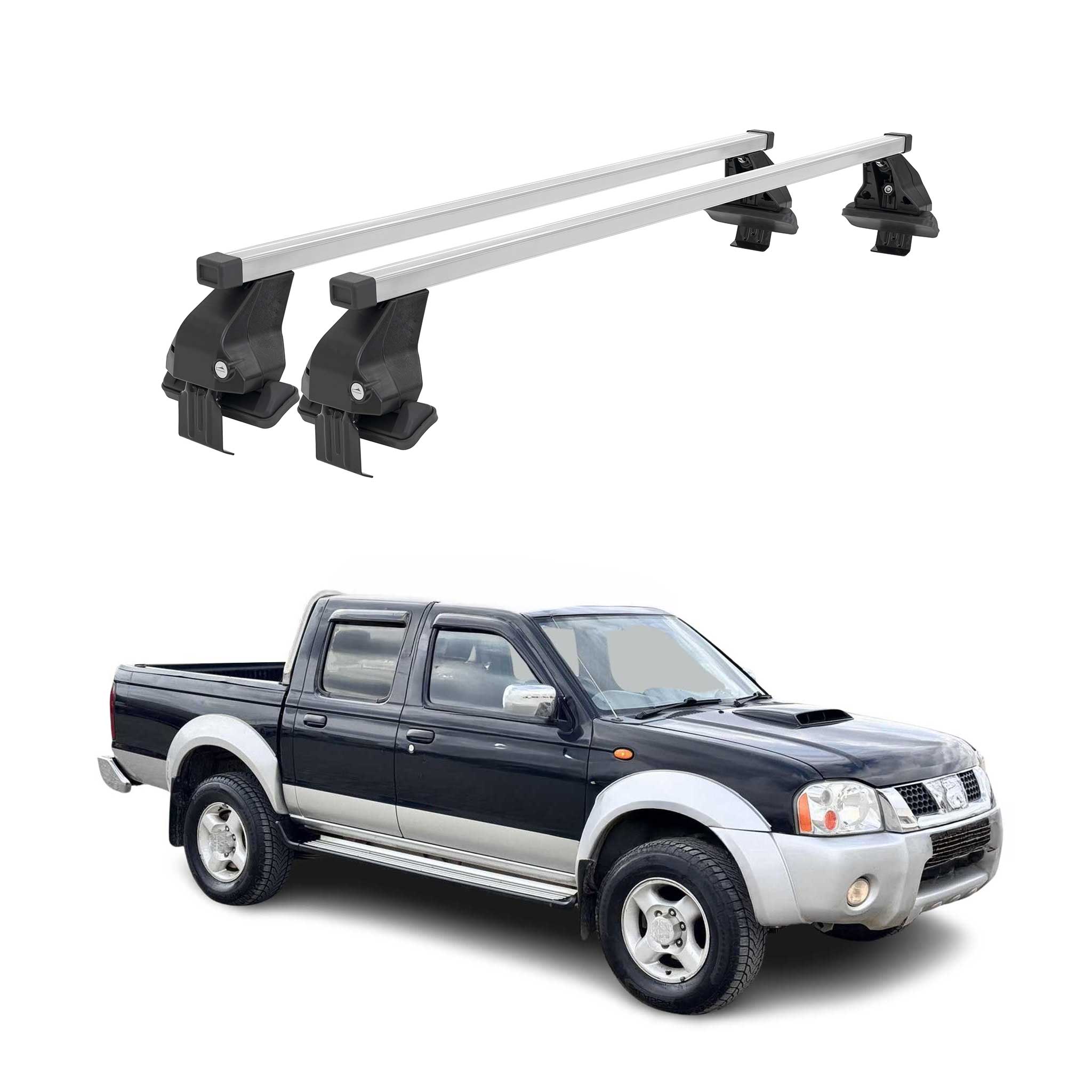 2022-2025 Nissan Frontier Roof Rack Cross Bars Silver