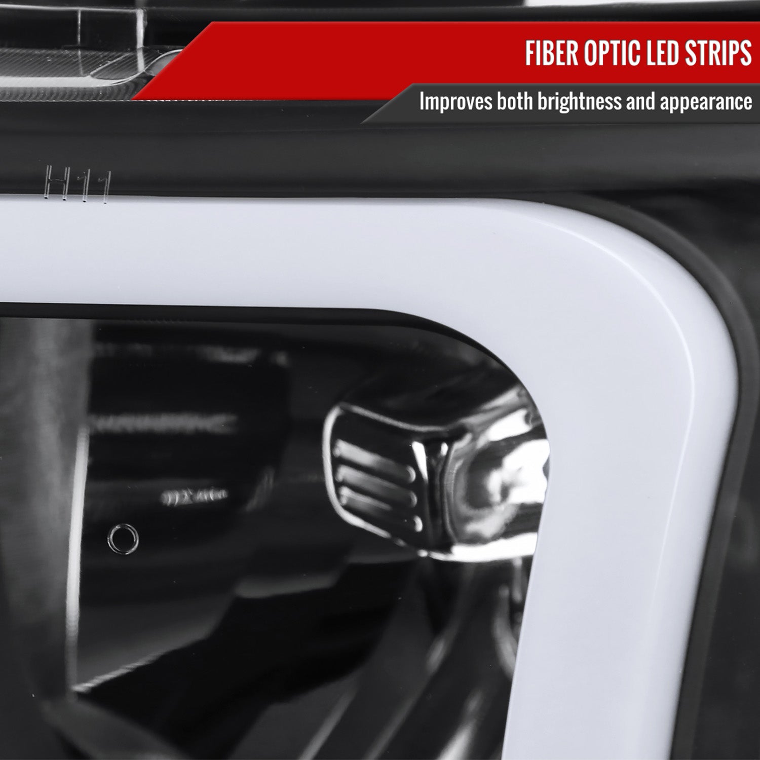 2007-2013 Chevy Silverado 1500 2500HD 3500HD LED Headlights Amber Reflector