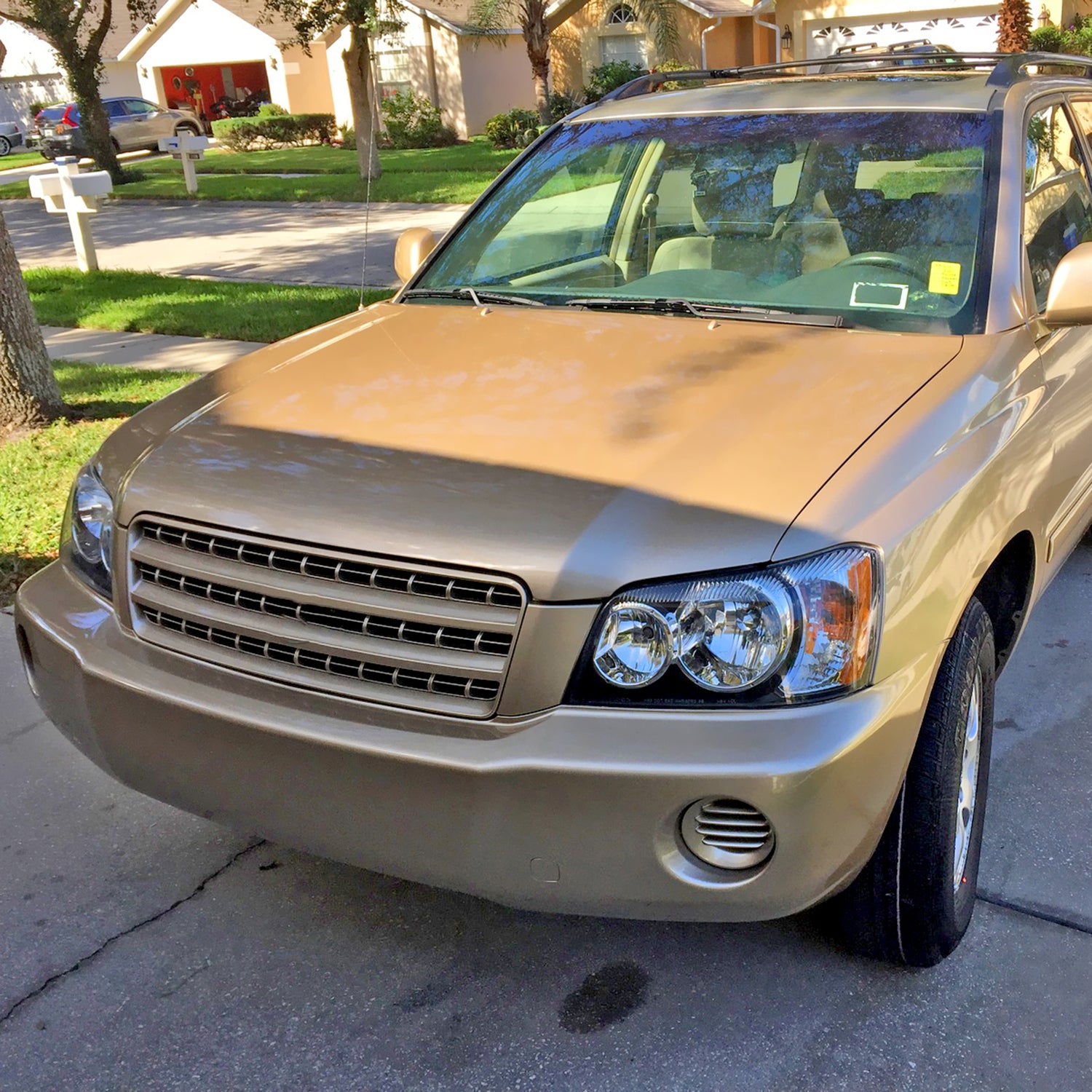 2001-2003 Toyota Highlander Factory Style Headlights Chrome/Clear Lens