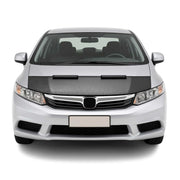 2012-2015 Honda Civic Car Bonnet Mask Hood Bra Carbon Black 1 Pc