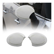 2008-2014 Mini Cooper Clubman R55 Side Mirror Cover Caps Brushed Stainless Steel 2Pcs