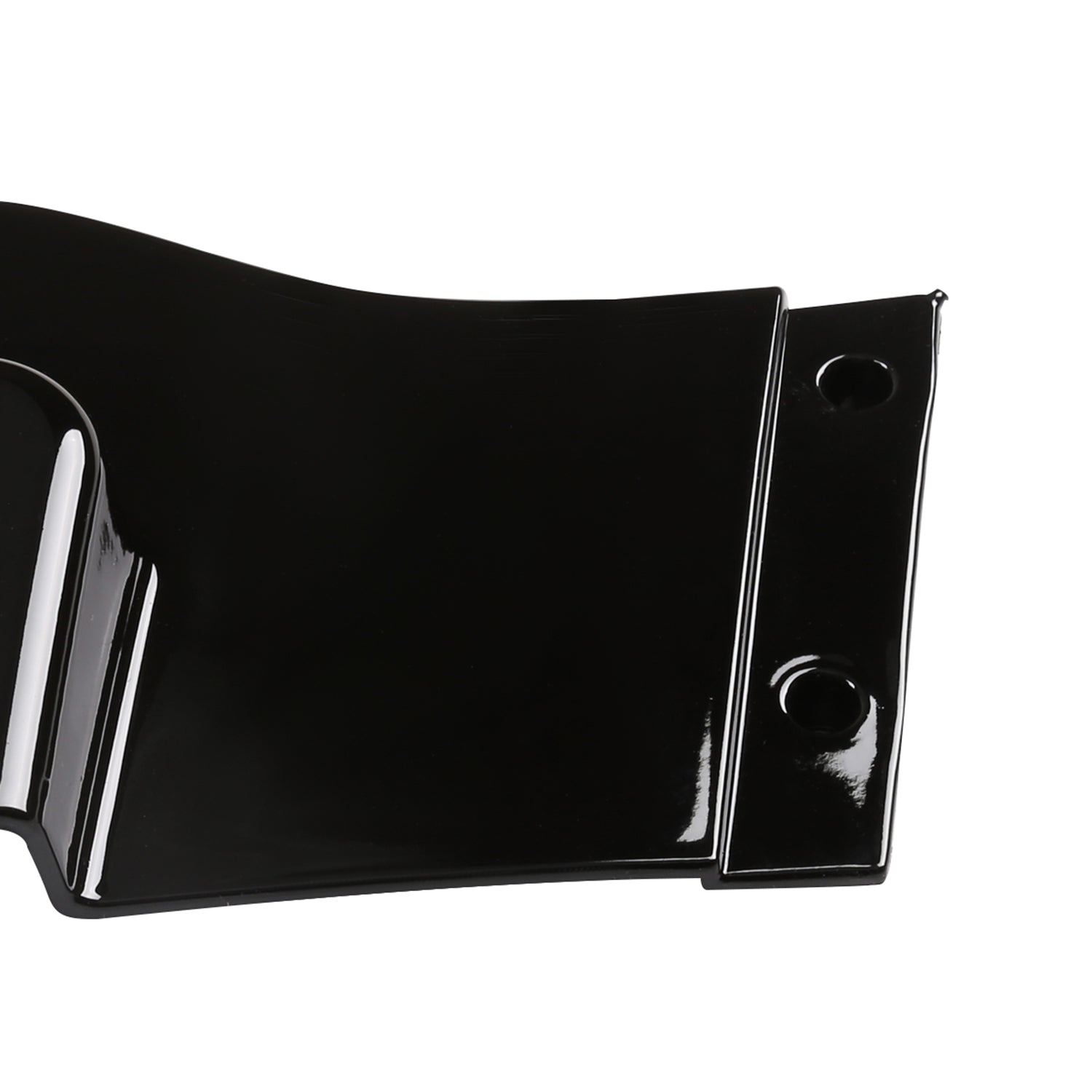 2014-2017 Infiniti Q50 Glossy Black Polypropylene 3Pcs Bumper Lip Spoiler