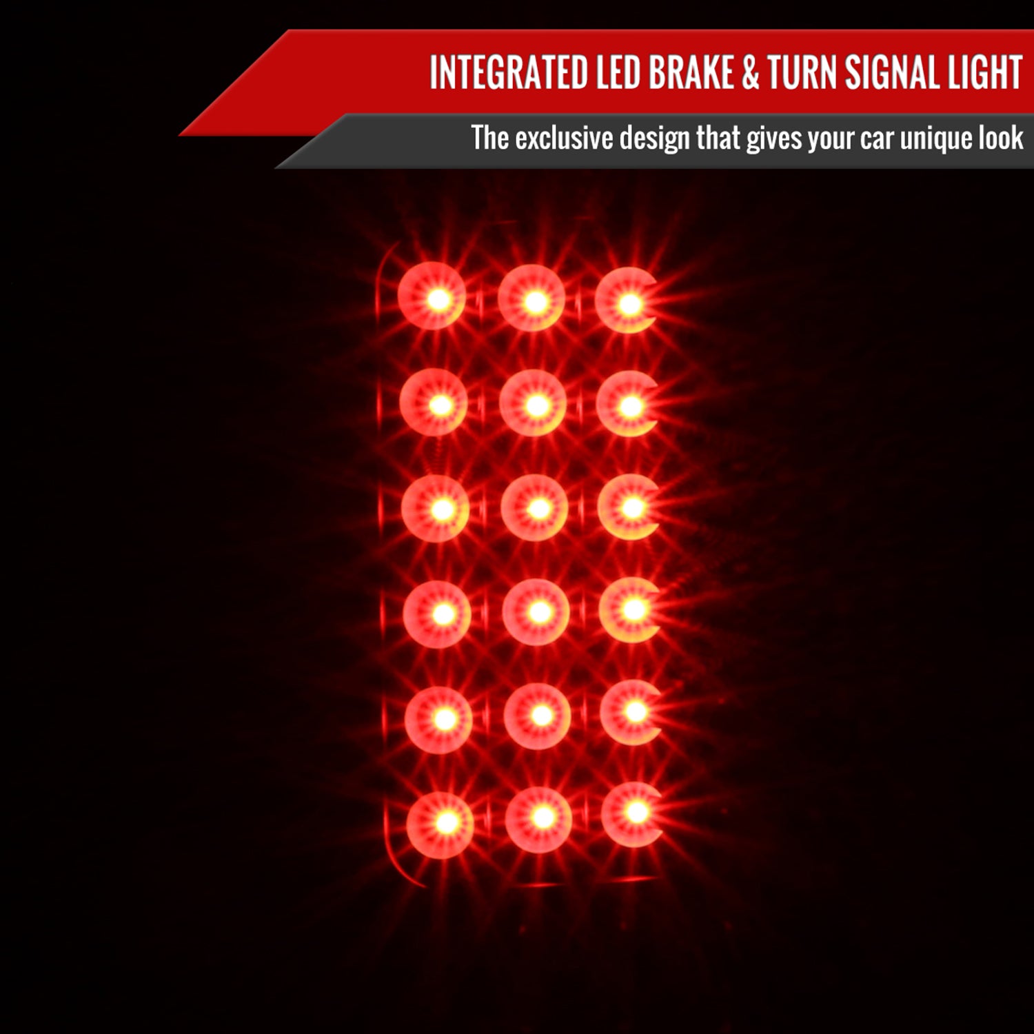 2000-2006 Chevy Suburban/Tahoe/Yukon/Yukon XL LED Tail Lights Matt Black/Clear