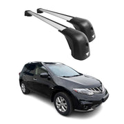 2009-2014 Nissan Murano Roof Racks Cross Bars Silver