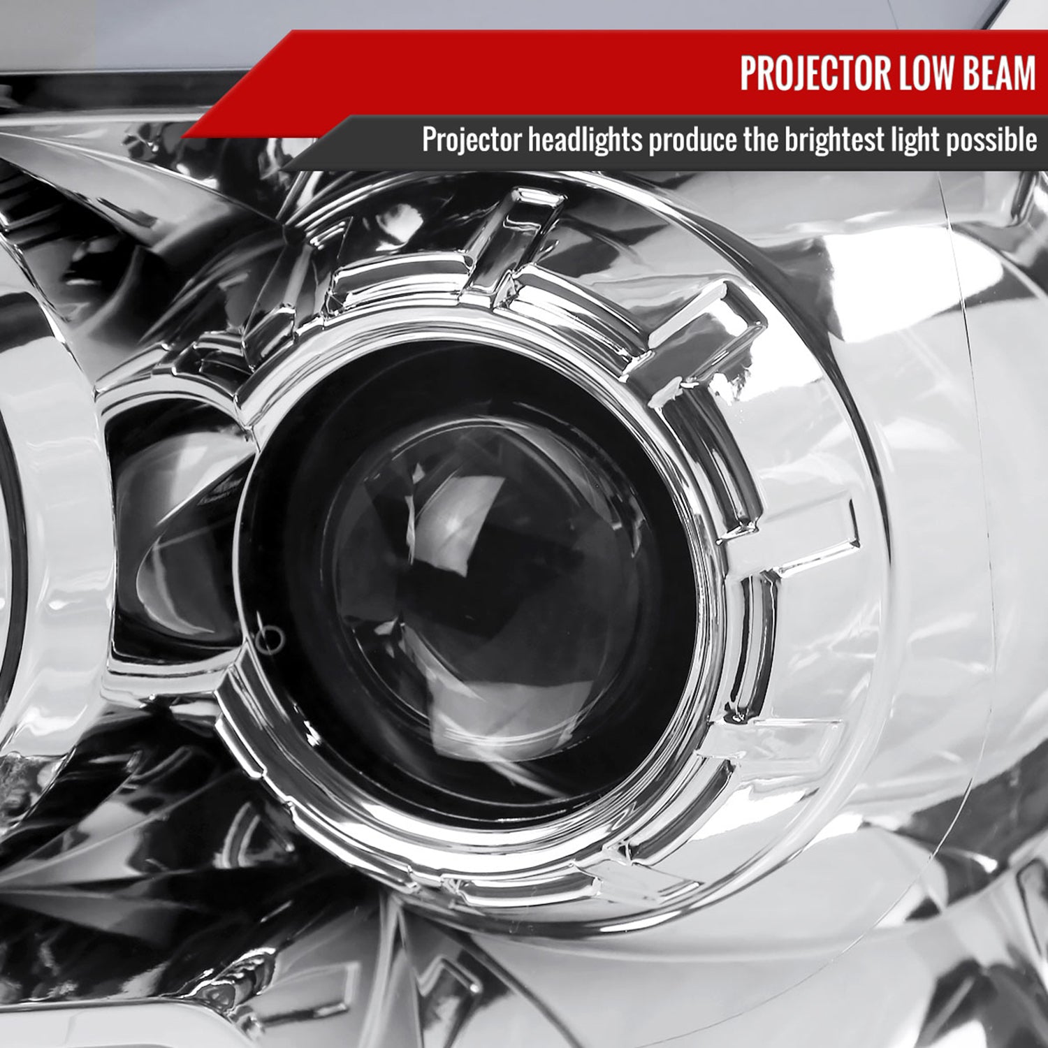 2009-2018 Dodge RAM 1500 / RAM 2500 3500 Switchback LED Headlights Chrome