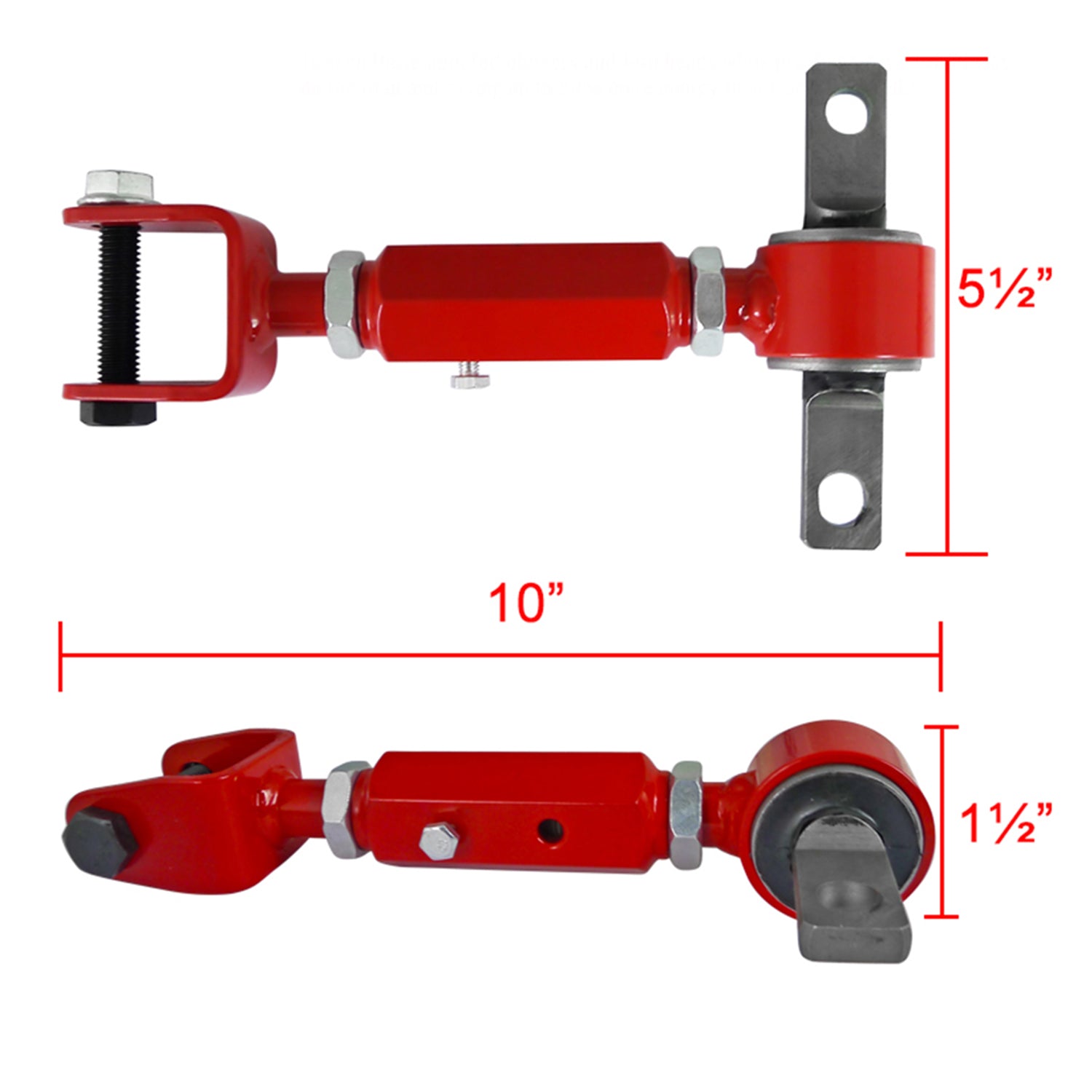 2001-2006 Honda Civic/ Acura RSX Red Rear Camber Arms