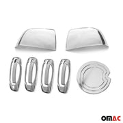 2015-2022 RAM ProMaster City Fuel Cap Cover & Mirror Cover Caps Set Stainless Steel