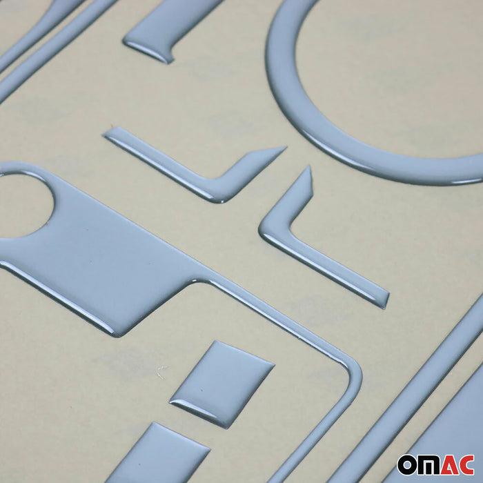 Aluminium Look Dashboard Console Trim Kit for RAM ProMaster 2014-2024 18x