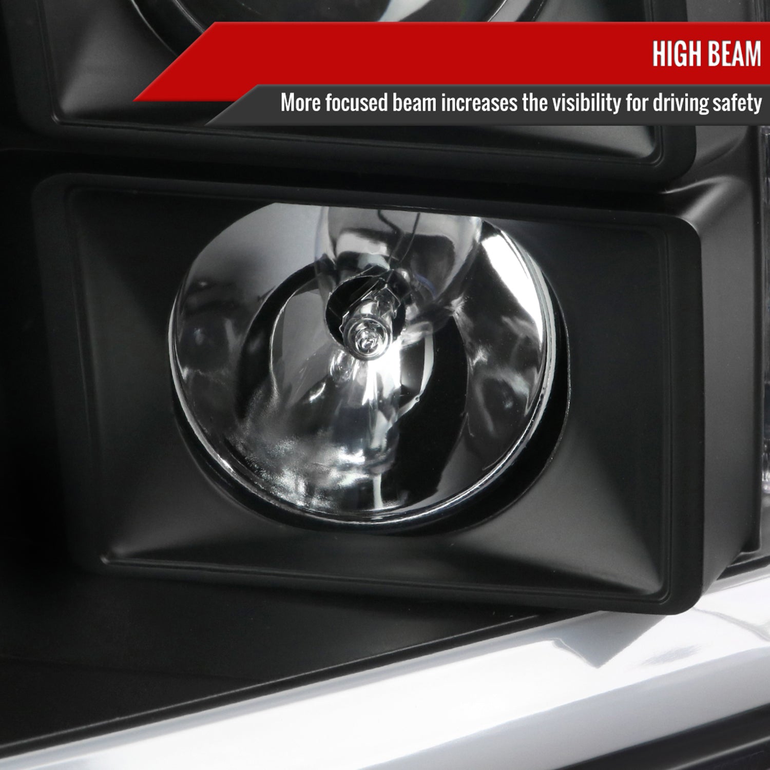 2009-2018 Dodge RAM 1500 / RAM 2500 3500 LED C-Bar Headlights Black
