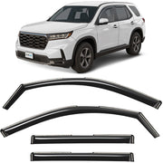 Clim Art Wind Deflectors for Honda Pilot 2023-2026 In-channel Dark Smoke 4Pcs