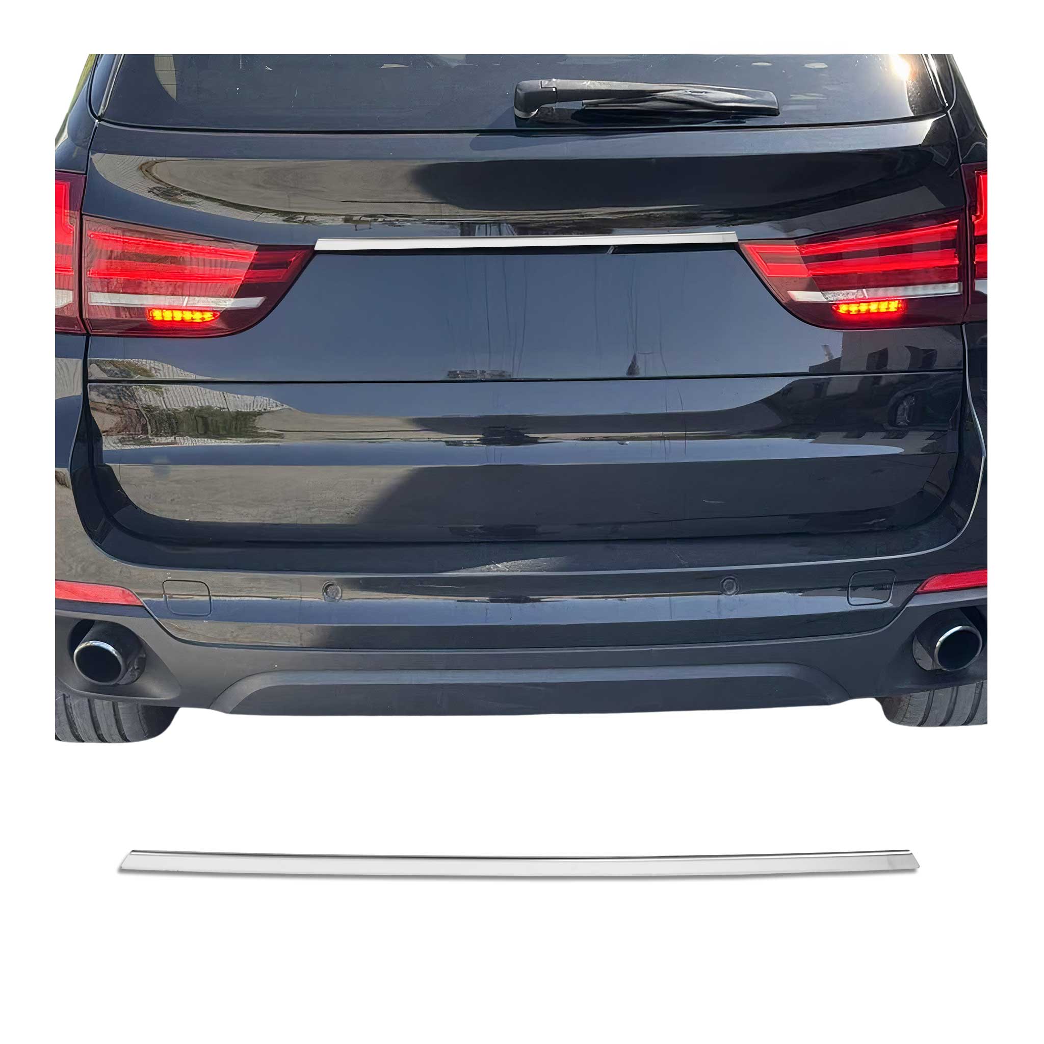 2014-2018 BMW X5 F15 F85 Rear Trunk Tailgate Door Handle Cover Stainless Steel